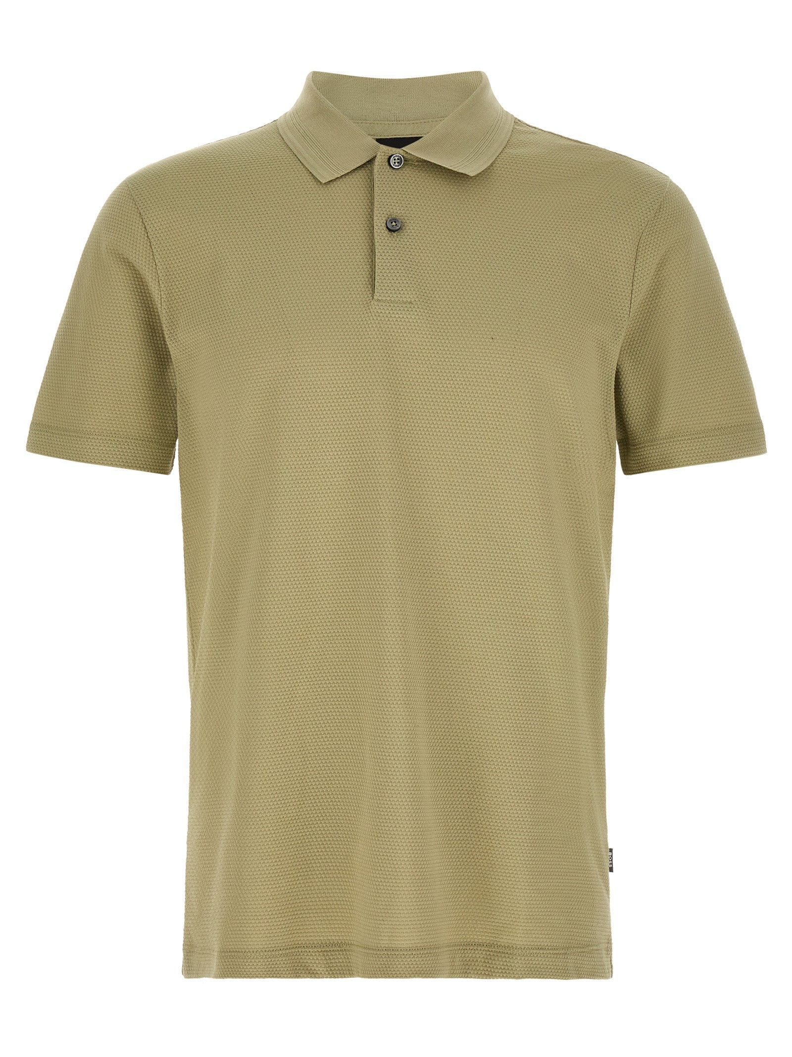 Hugo Boss Beige Cotton Polo Shirt