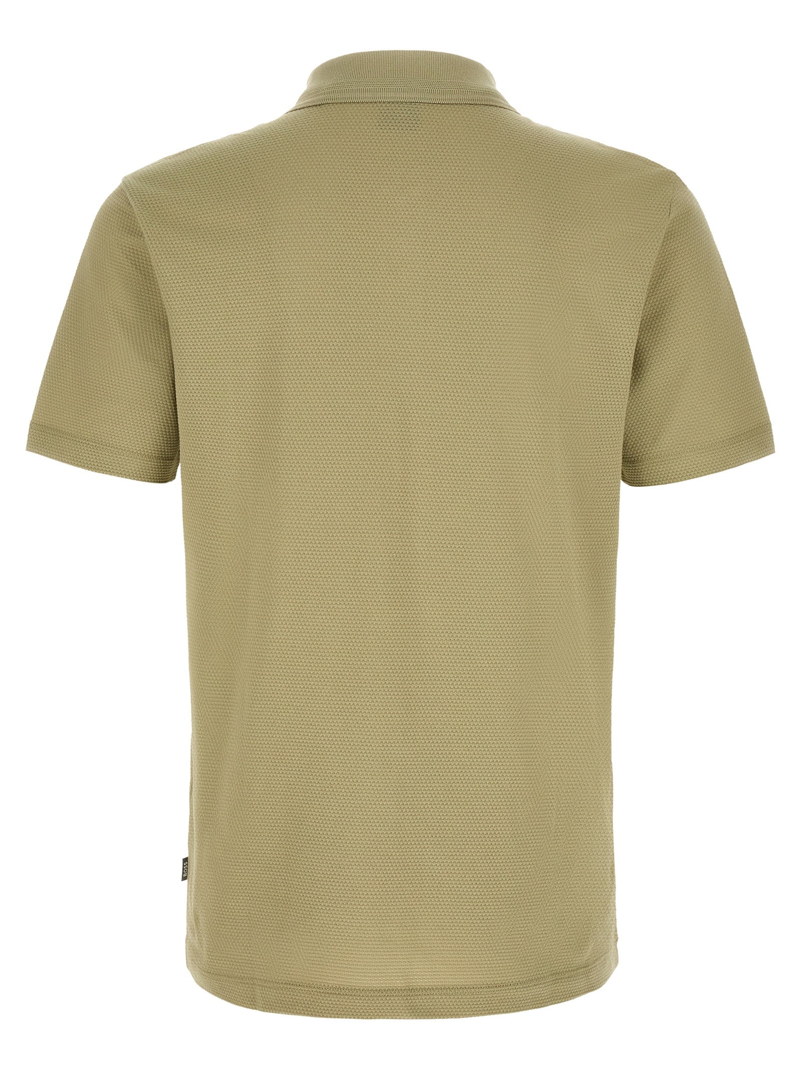 Hugo Boss Beige Cotton Polo Shirt