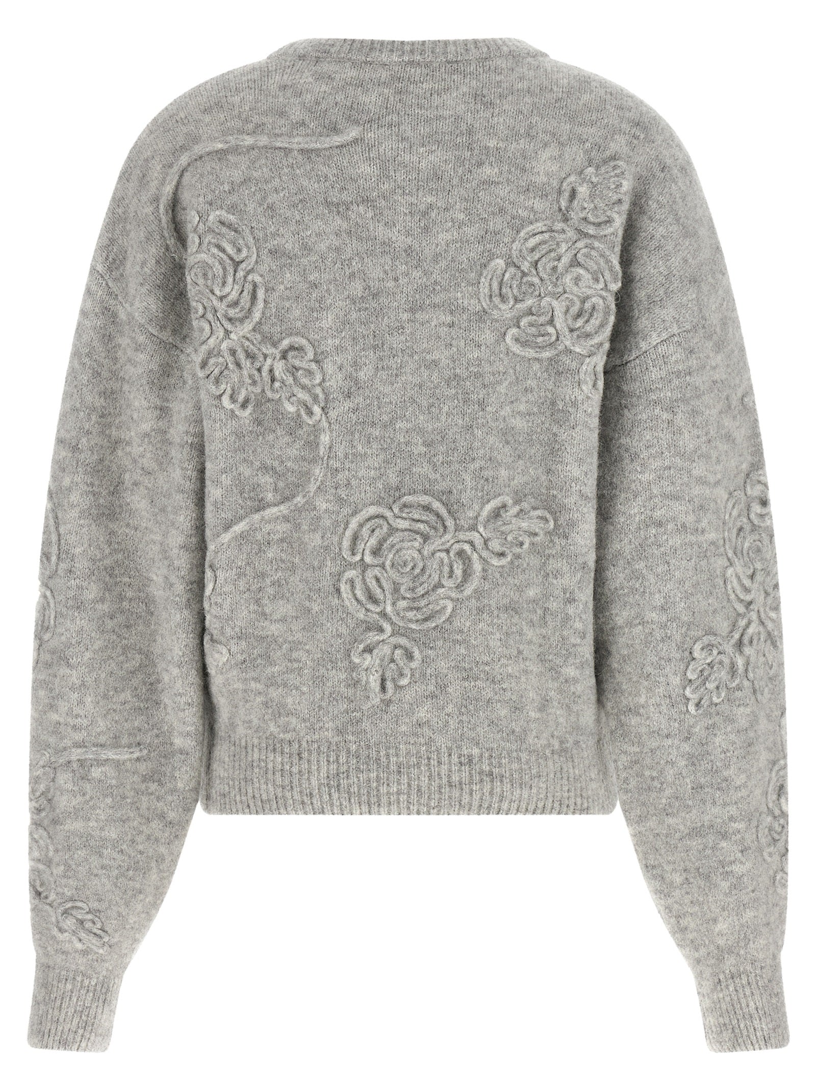 ROTATE BIRGER CHRISTENSEN Gray Wool Cardigan