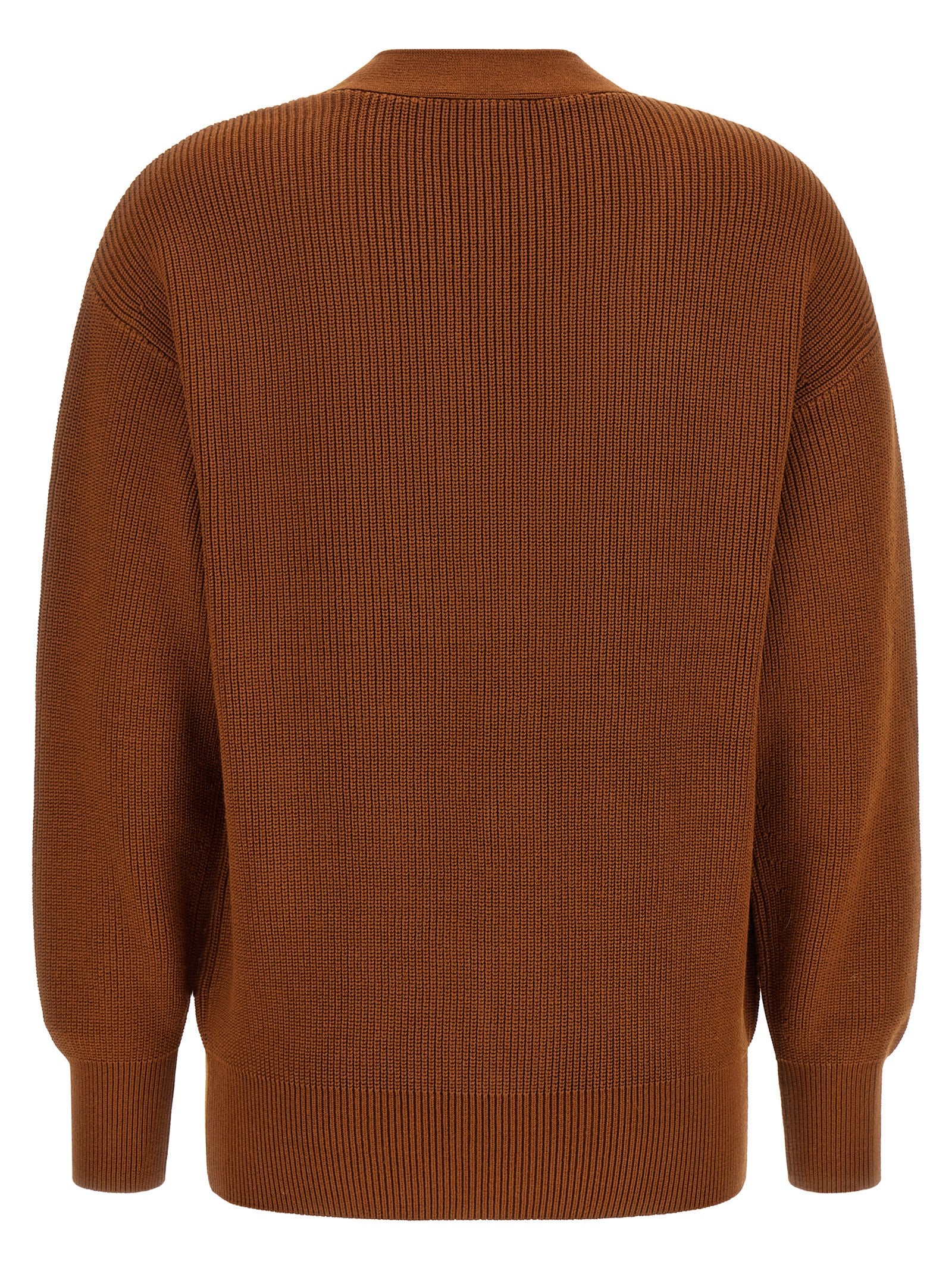 Elisabetta Franchi Brown Viscose Cardigan