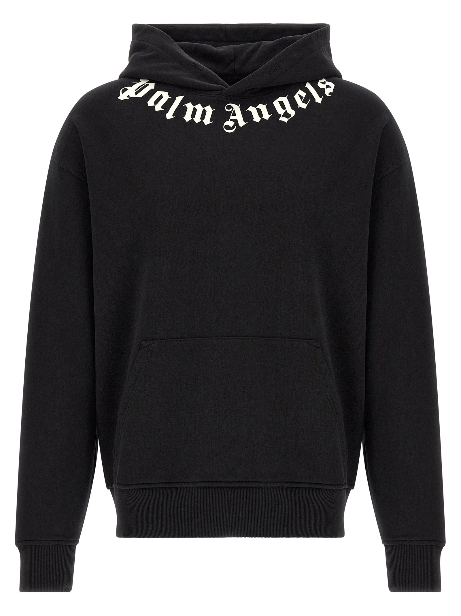 Palm Angels Black Cotton Sweatshirt