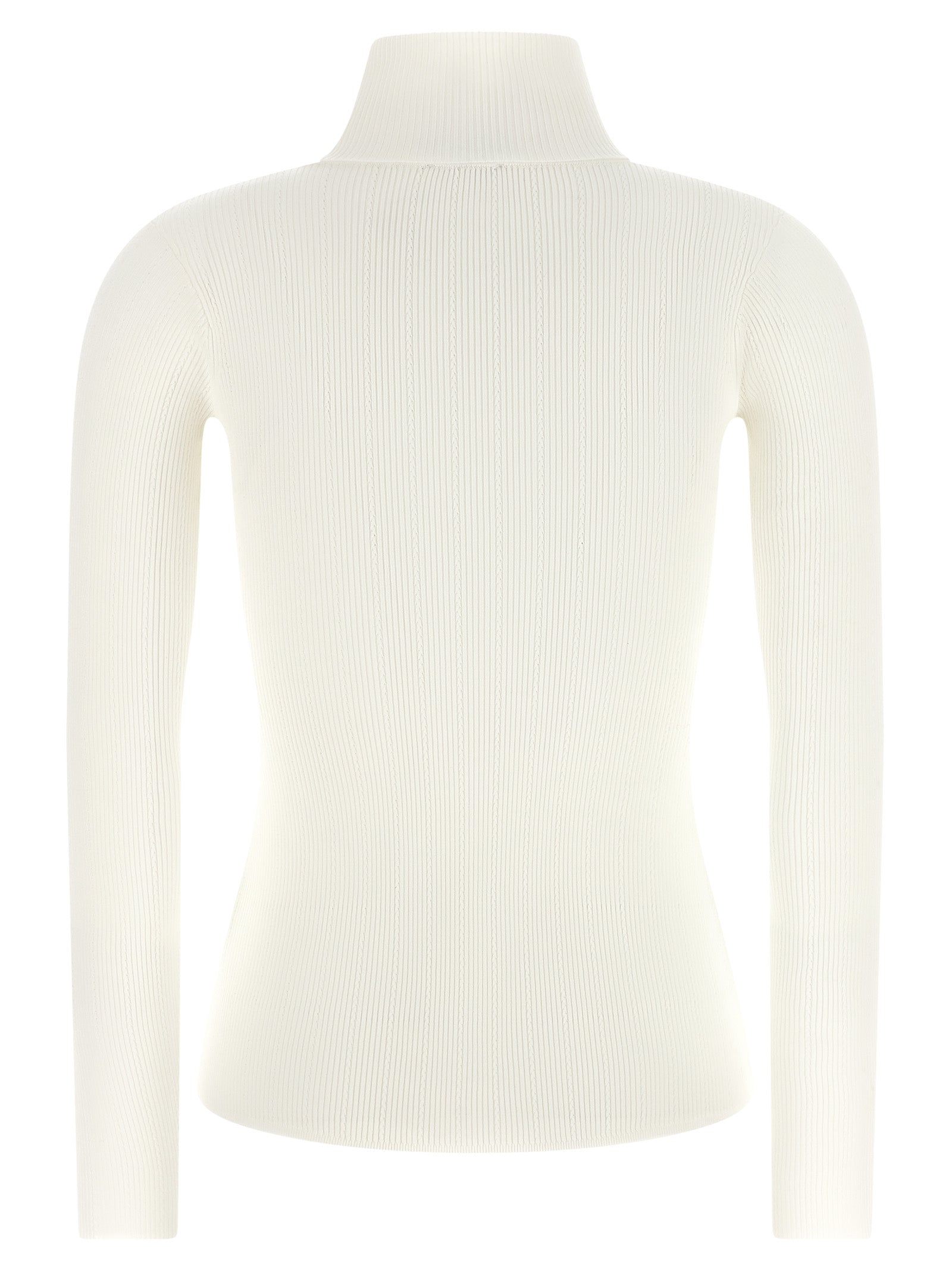 Elisabetta Franchi White Lycra Cardigan
