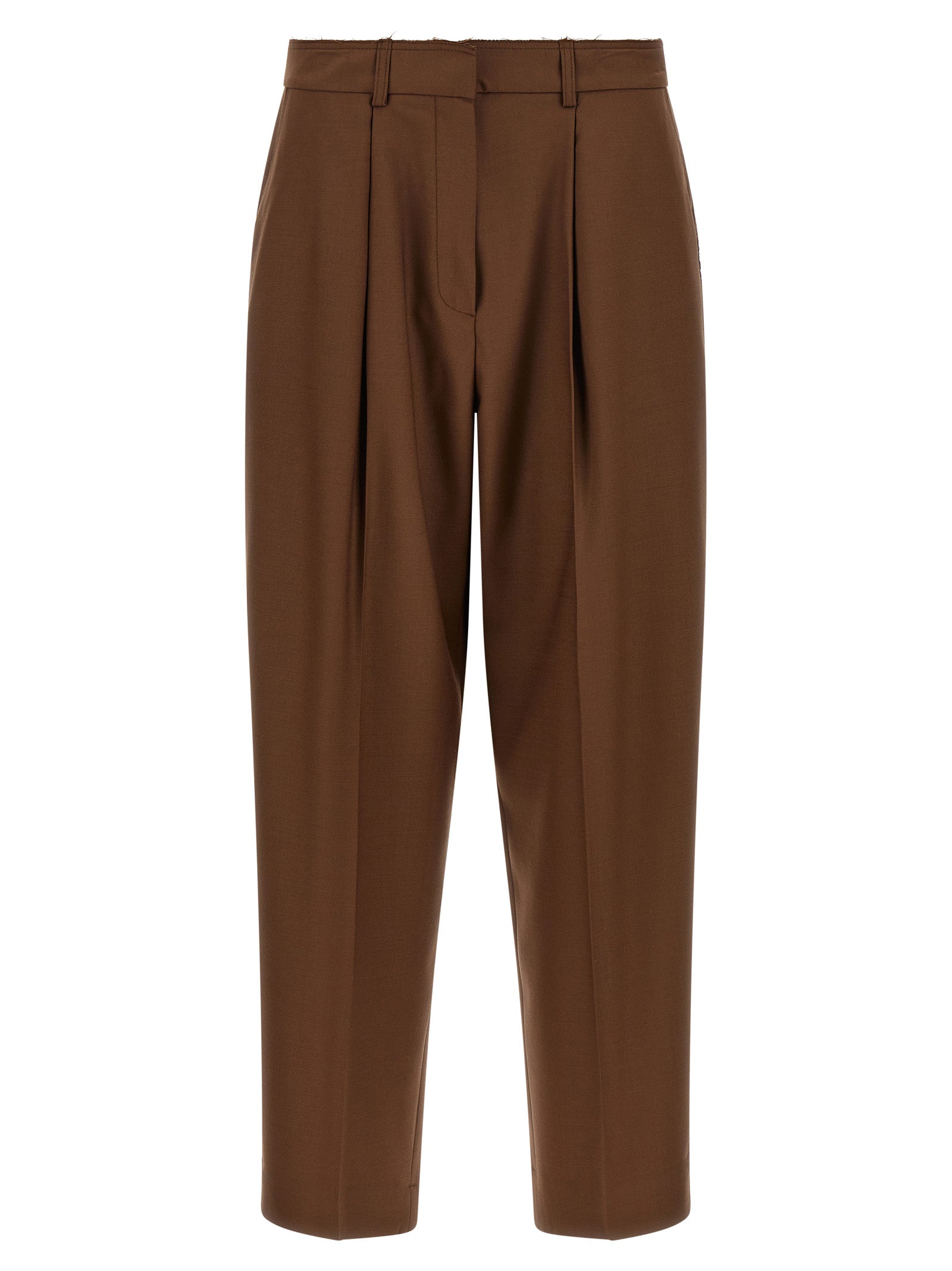 Gianluca Capannolo Beige Wool Casual Pants