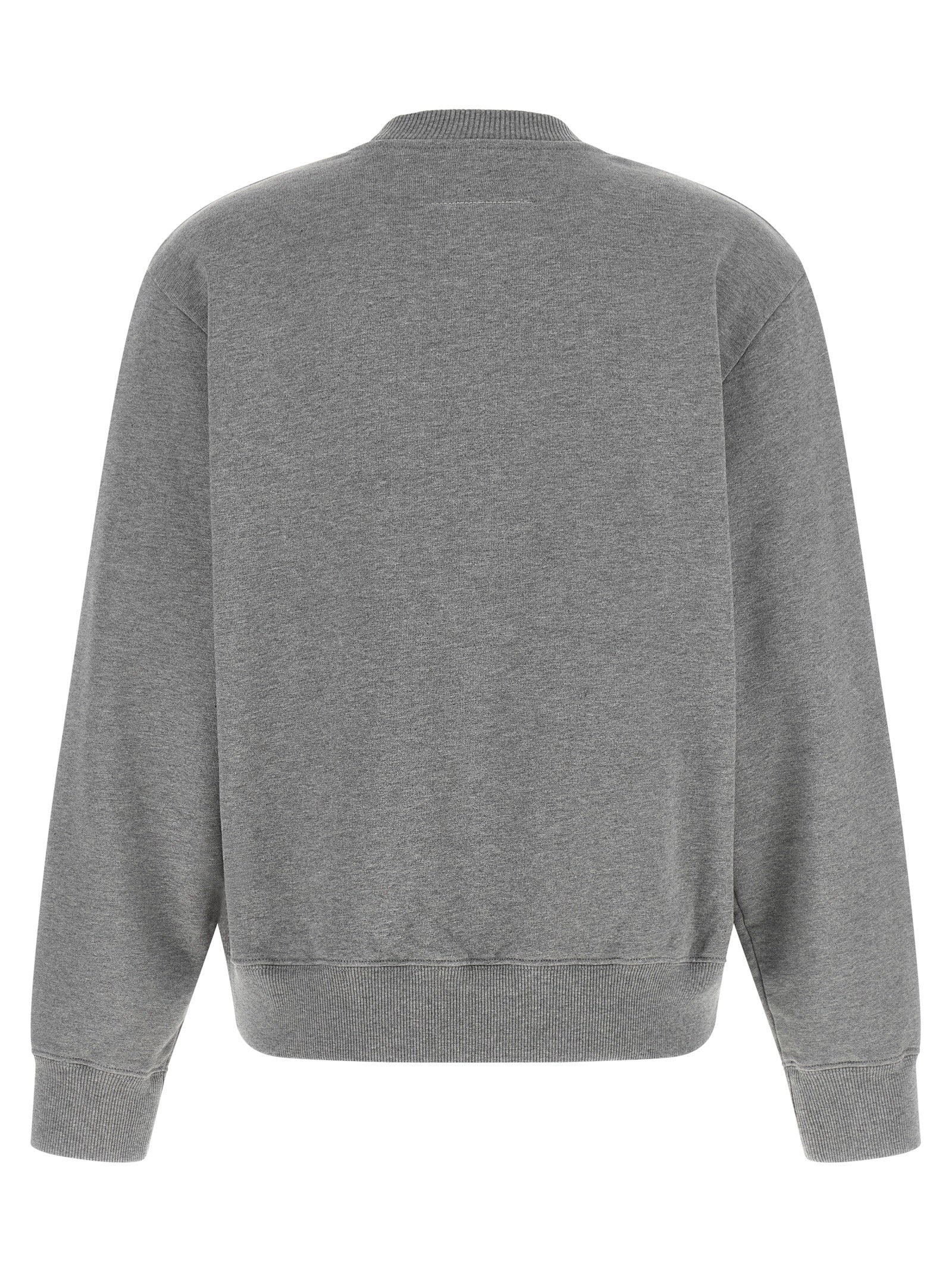 MM6 Maison Margiela Gray Cotton Sweatshirt