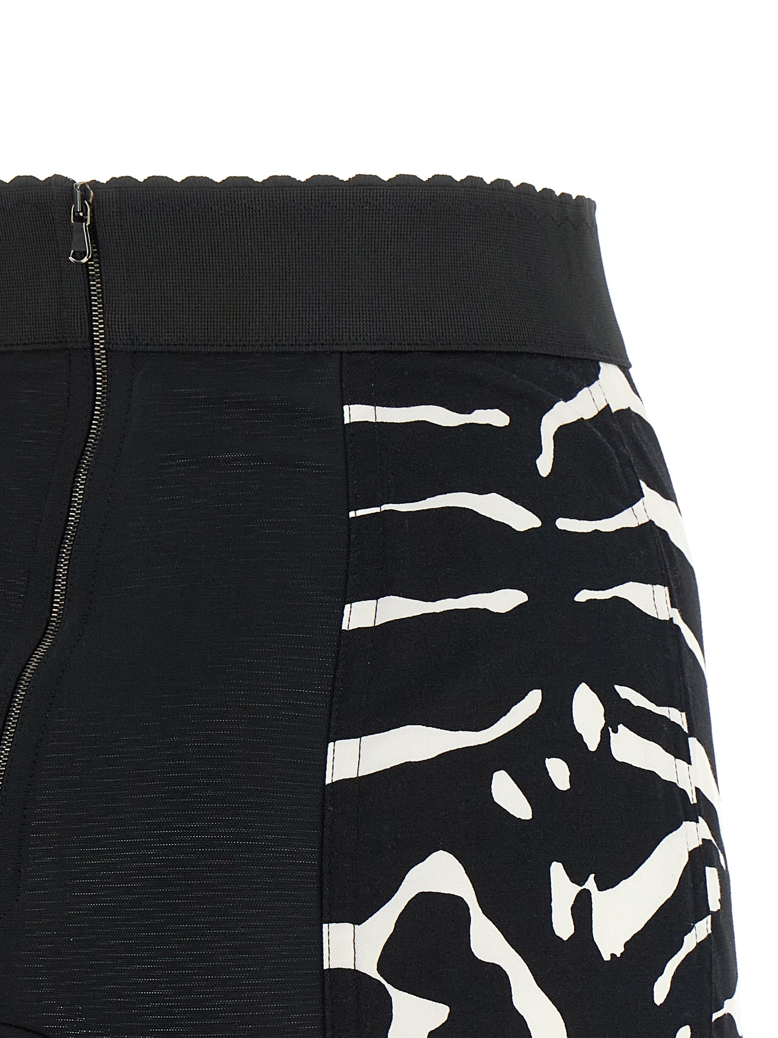Dolce & Gabbana Bicolor Cotton Bermuda Shorts