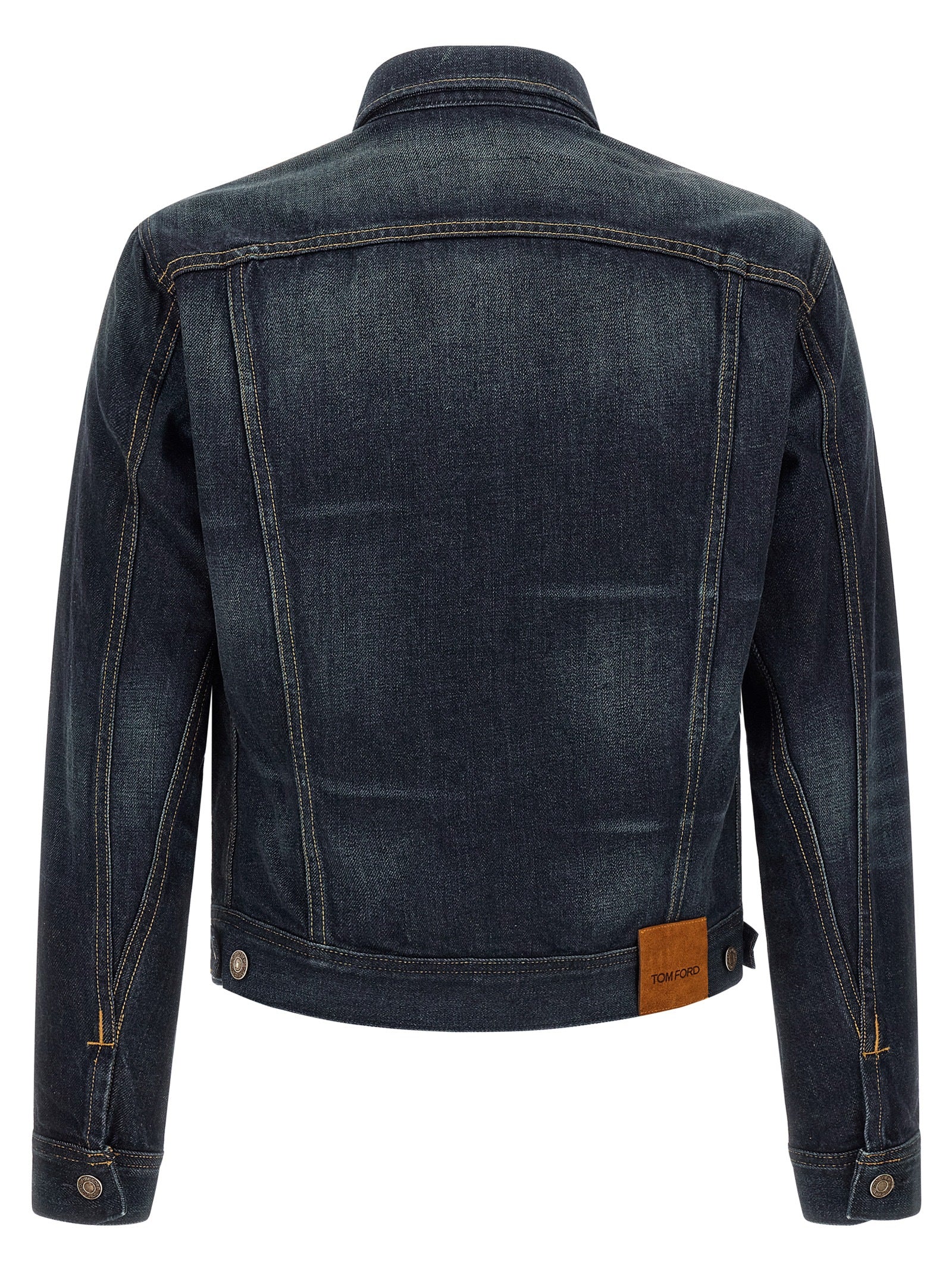 Tom Ford Blue Cotton Denim Jacket