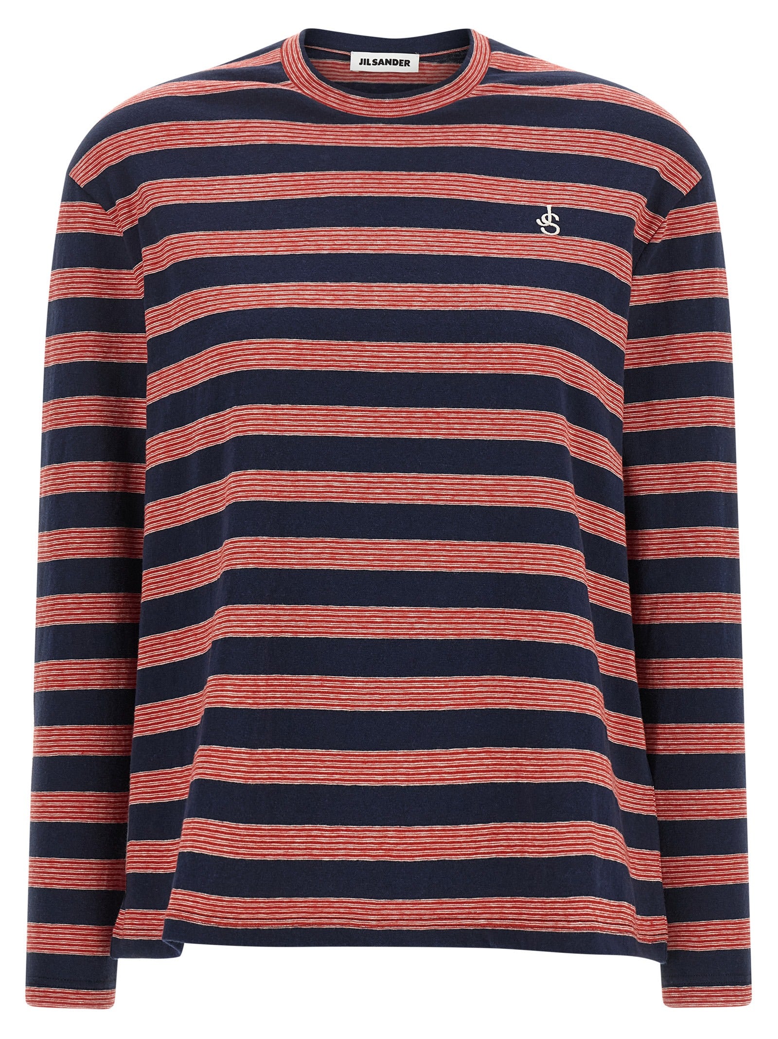 Jil Sander Multicolor Cotton Long Sleeve T-Shirt