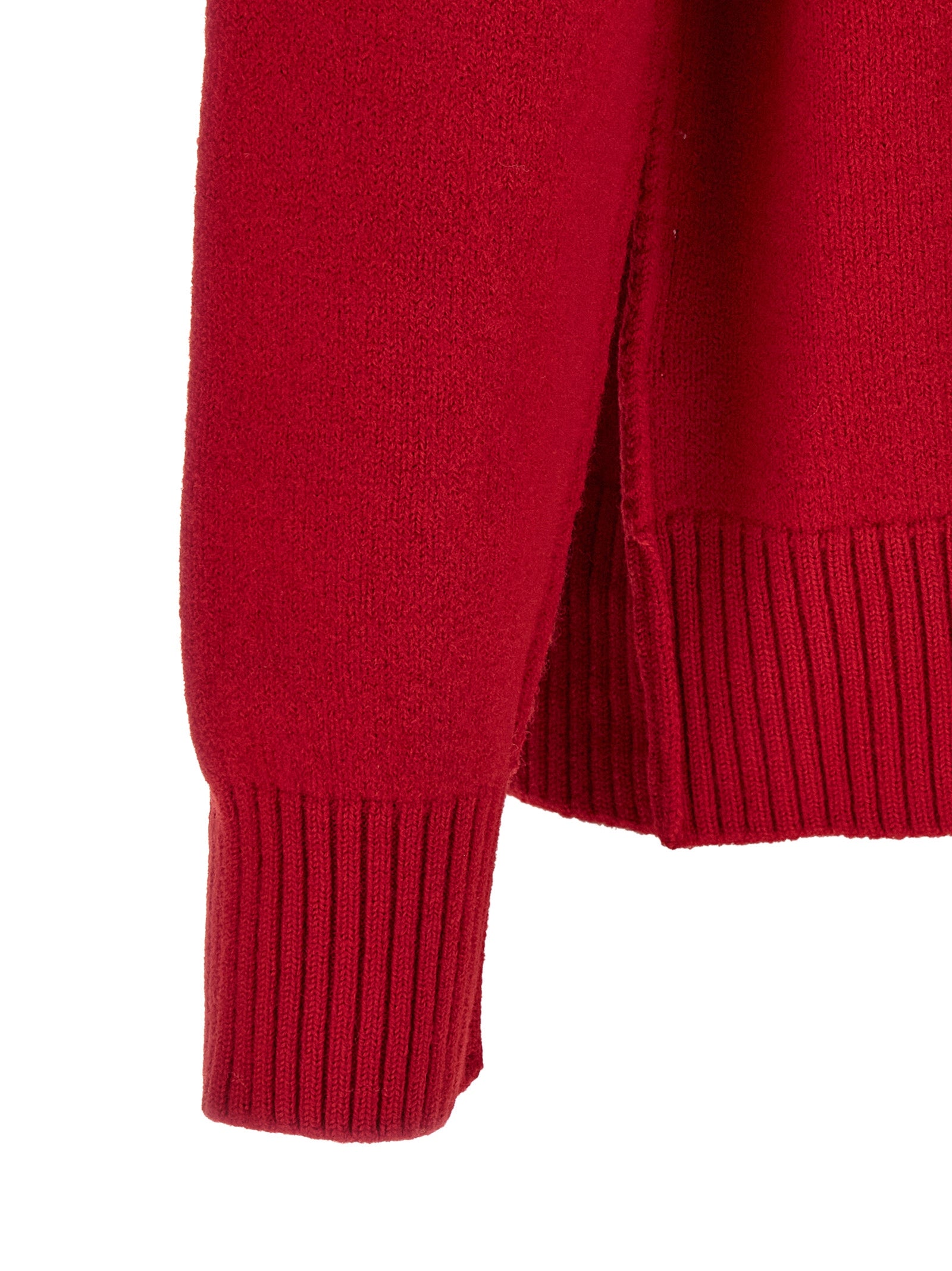 Ami Paris Multicolor Wool Cardigan