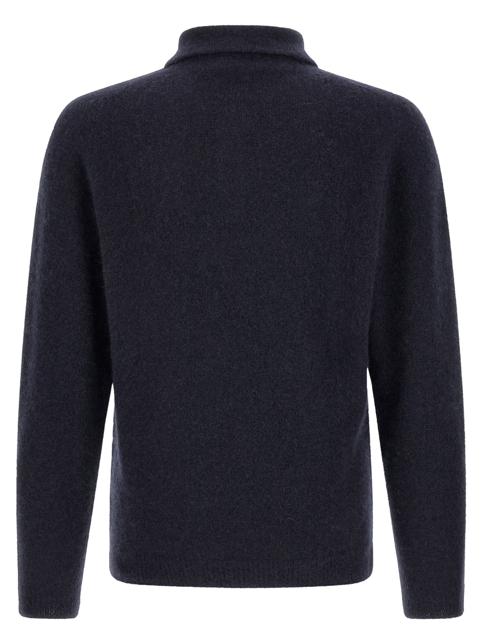 Roberto Collina Blue Cashmere Polo Shirt