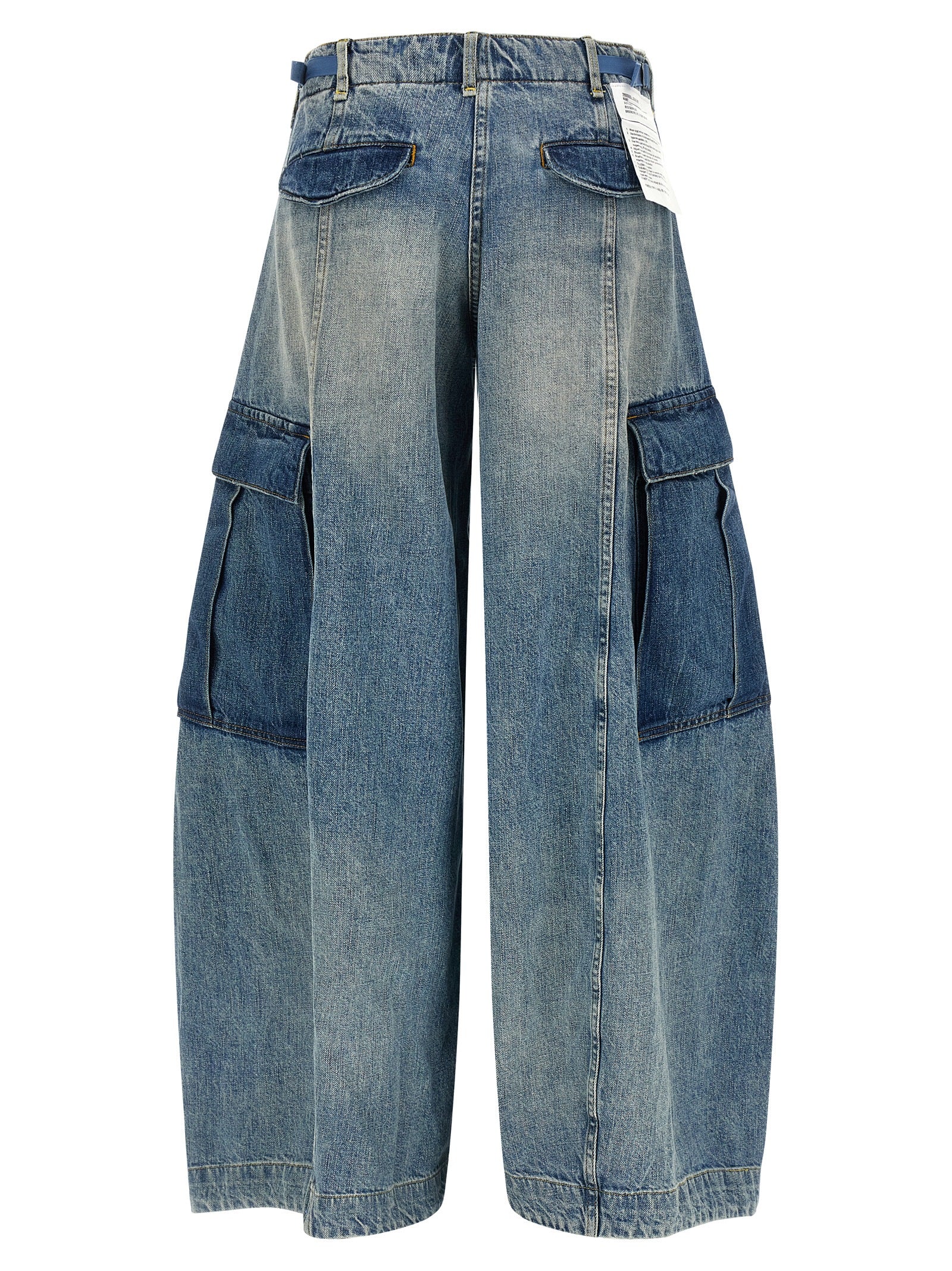 R13 Blue Cotton Jeans Denim