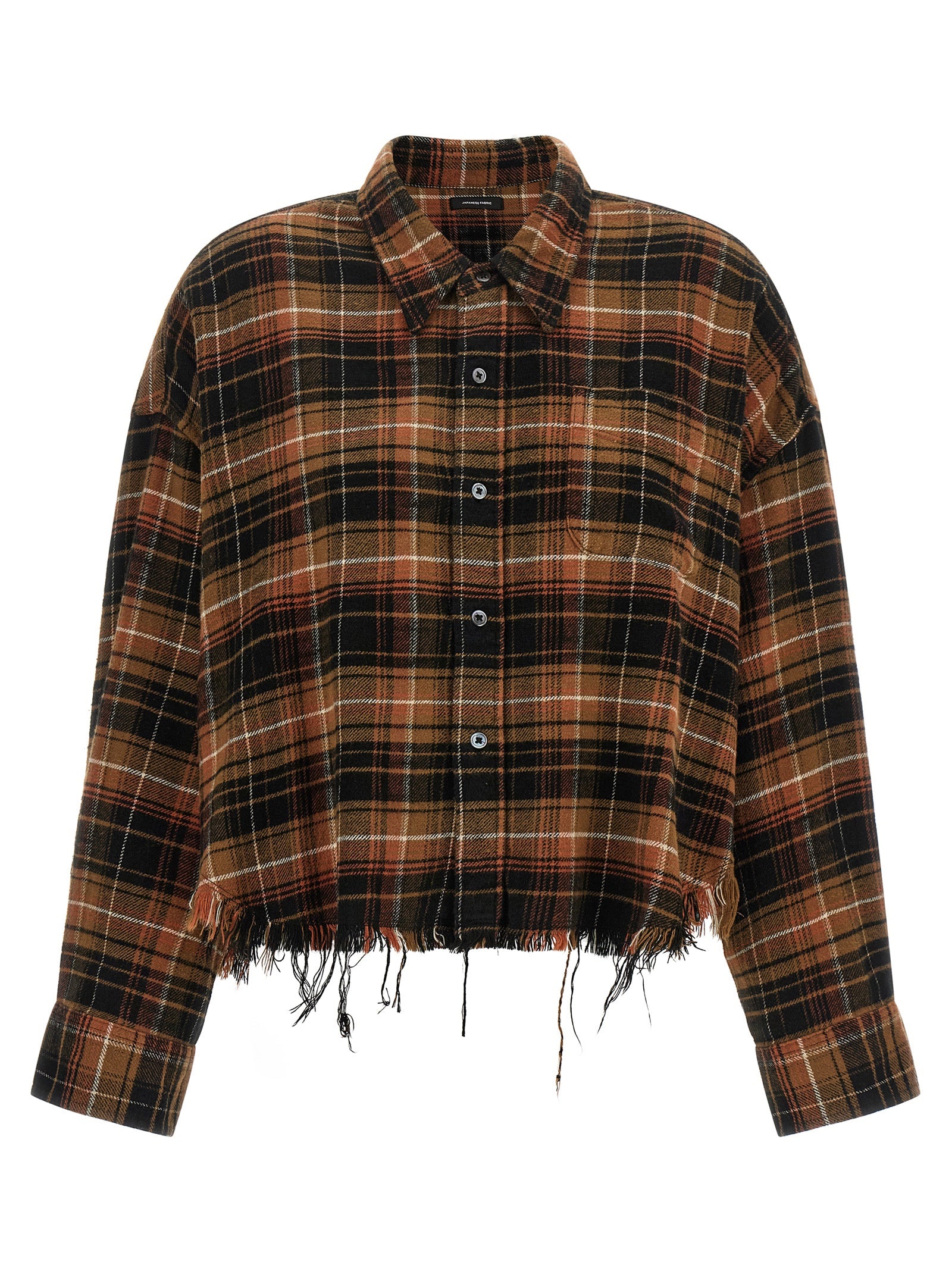 R13 Brown Cotton Blouse