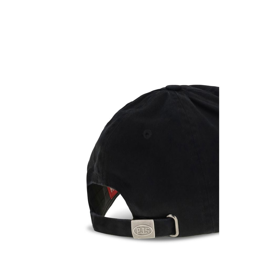 Parajumpers Black Cotton Cap (Baseball Hat)