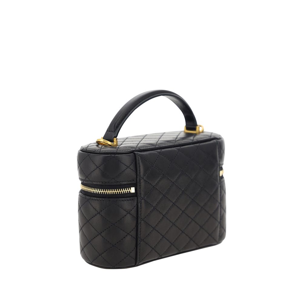 Saint Laurent Black Lamb Ovis Aries Aries Shoulder Bag