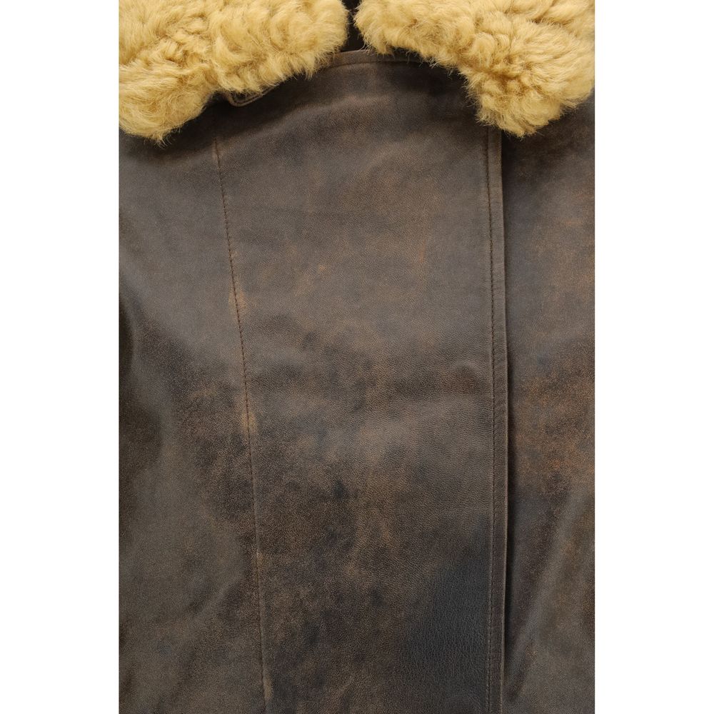 R13 Brown Lamb Ovis Aries Aries Bomber