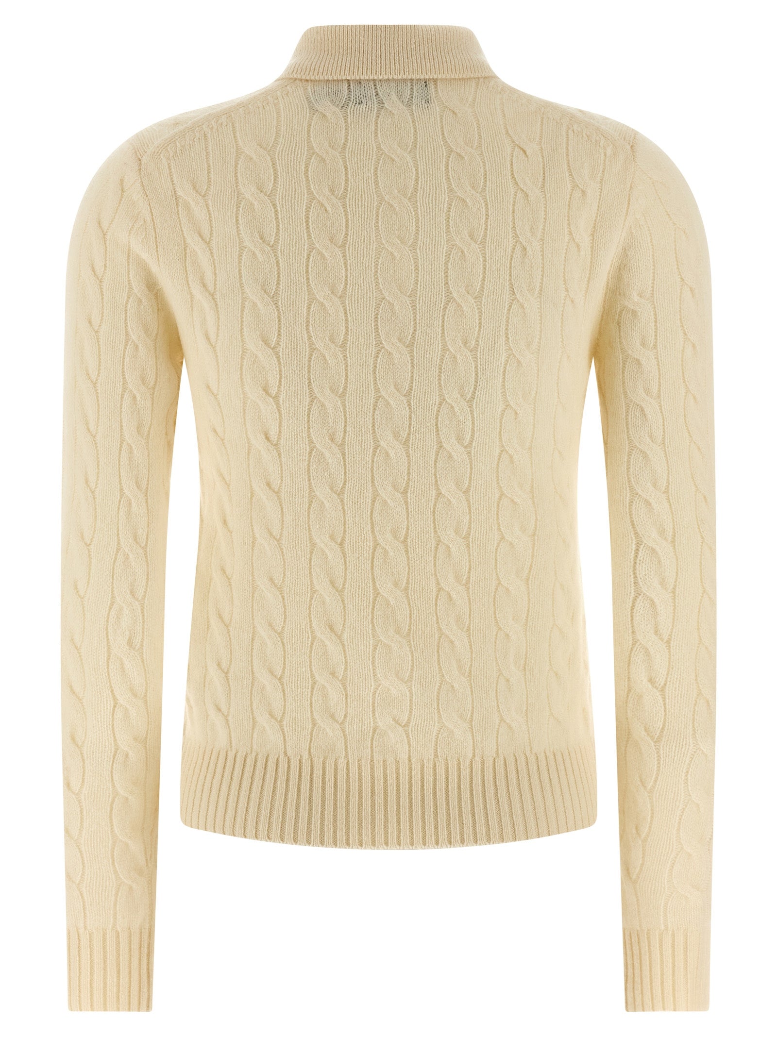 Polo Ralph Lauren White Wool Polo Shirt