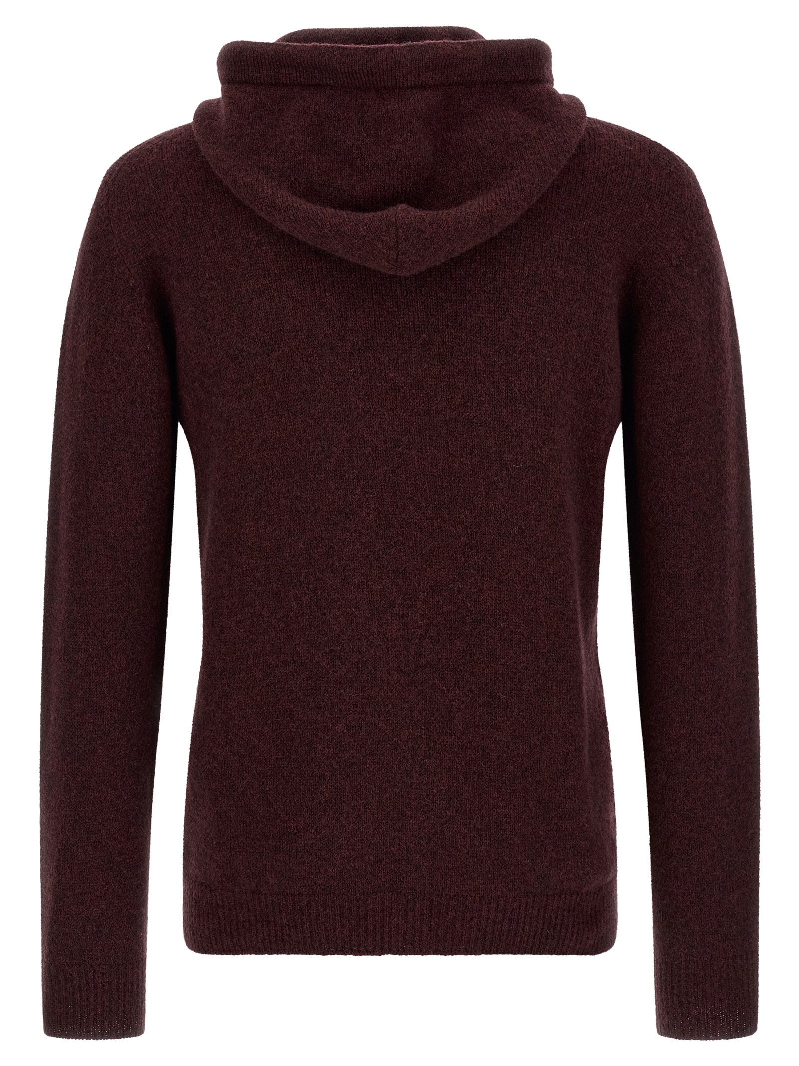 Roberto Collina Bordeaux Wool Cardigan