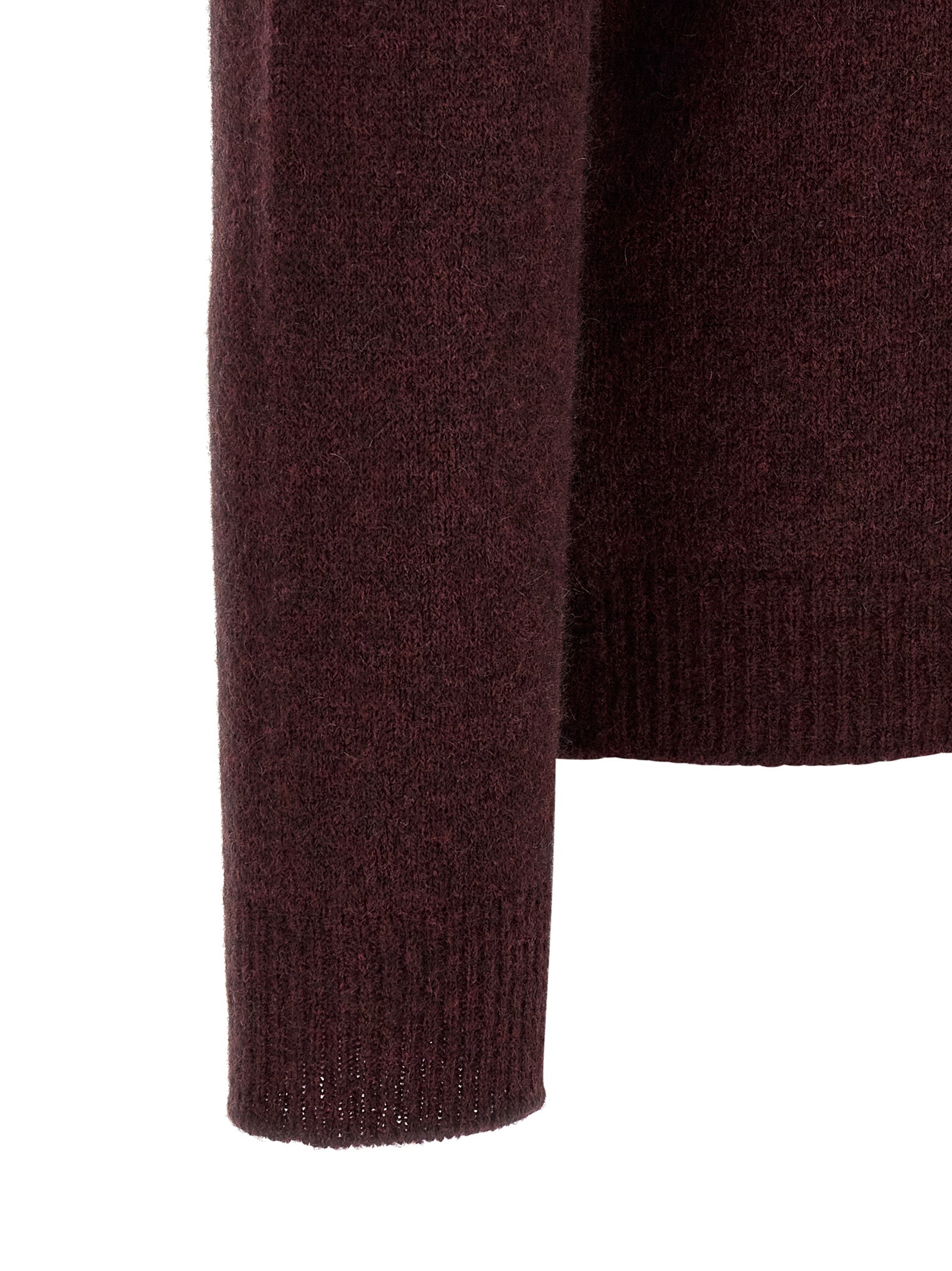 Roberto Collina Bordeaux Wool Cardigan