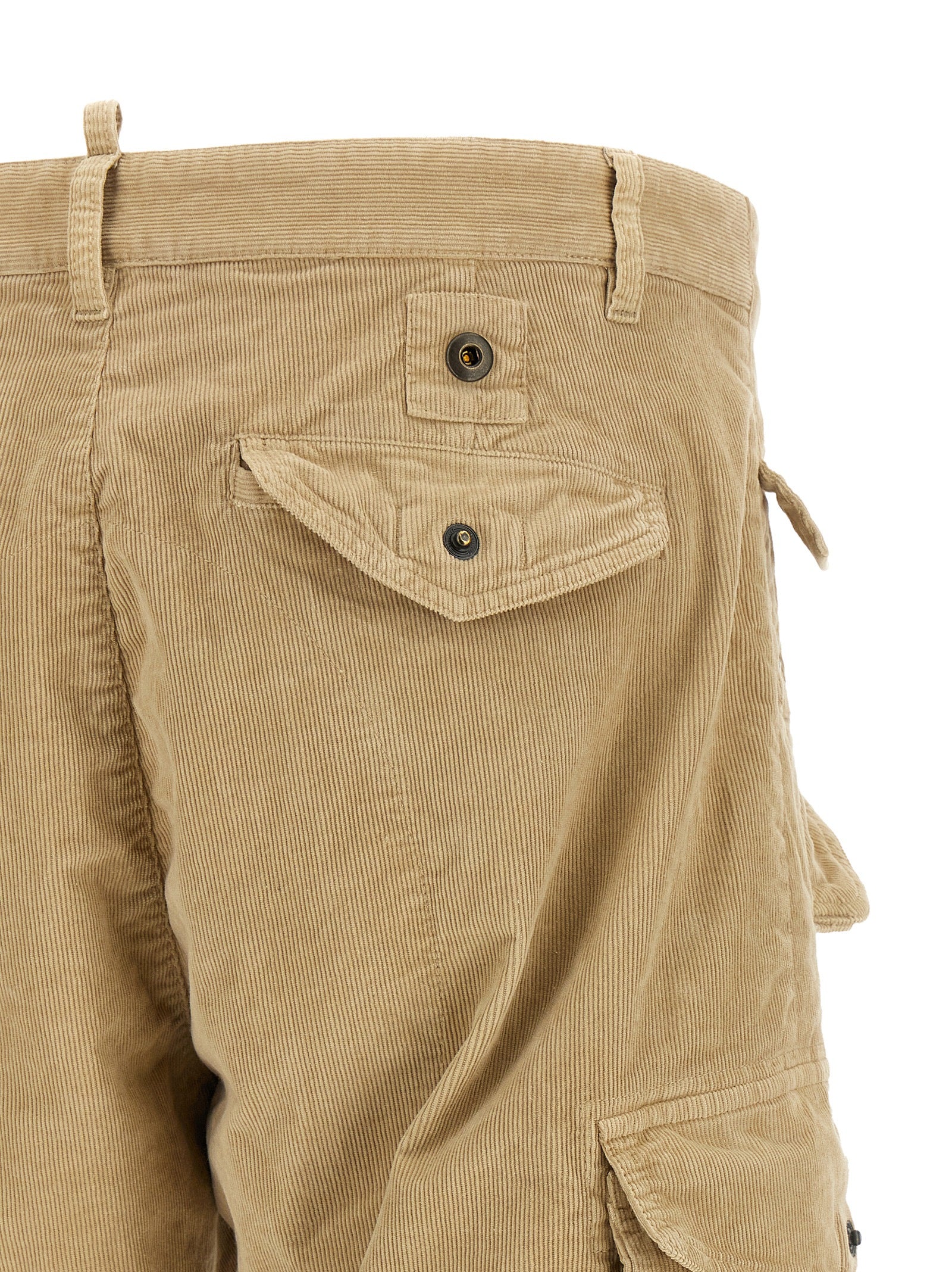 Dsquared² Beige Cotton Cargo Pants