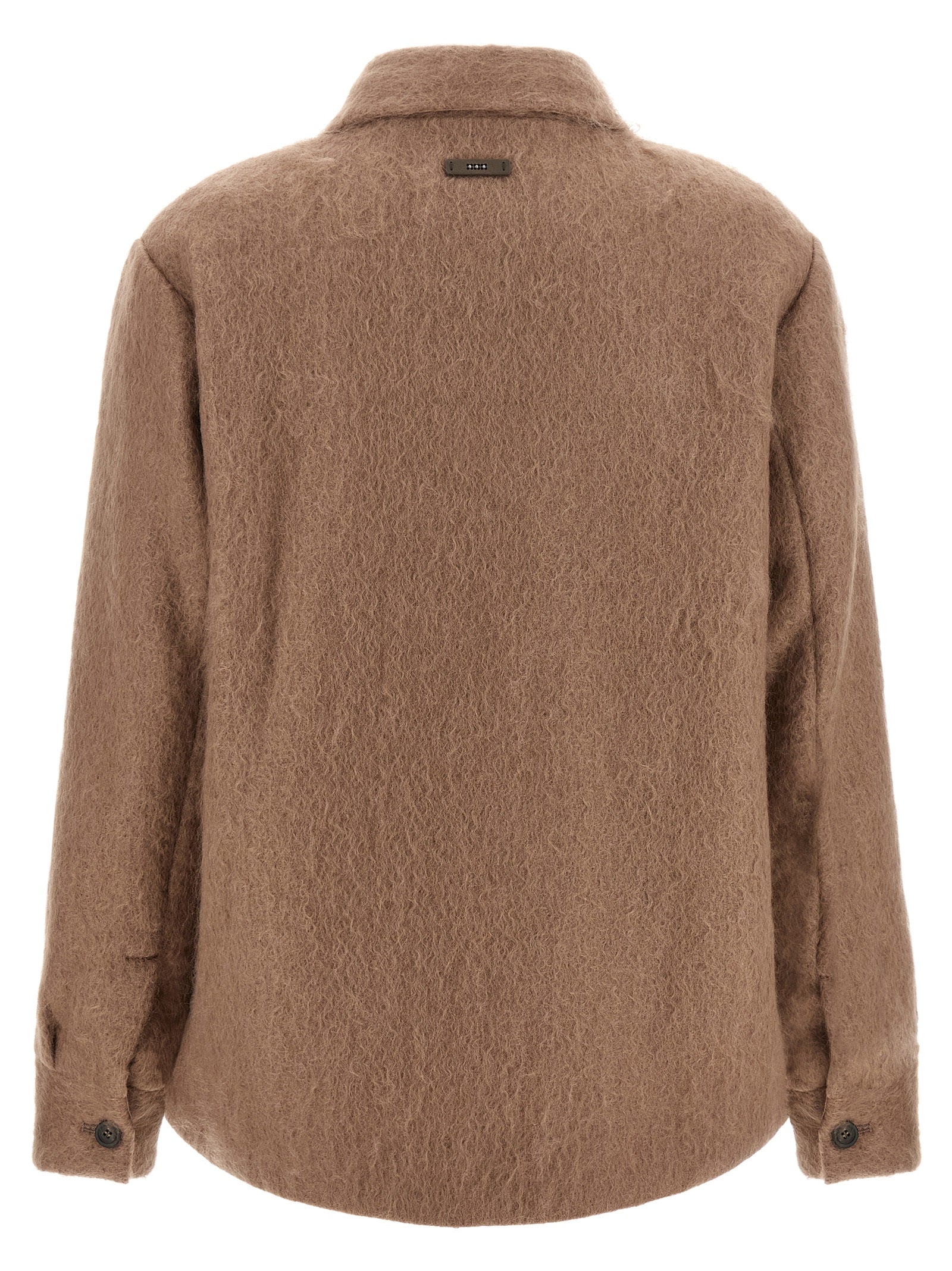 Peserico Beige Virgin Wool Jacket