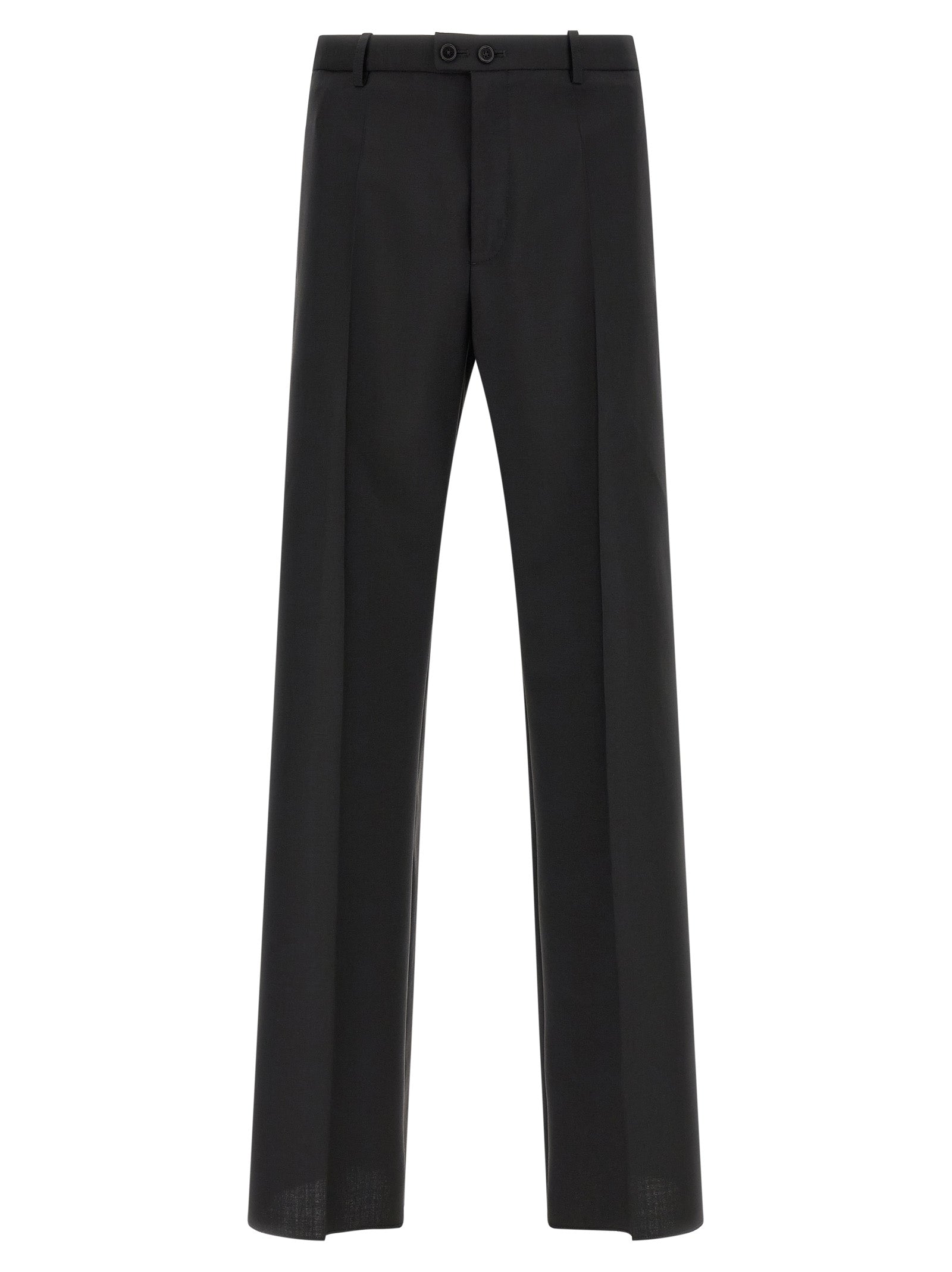 Jil Sander Black Virgin Wool Dress Pants