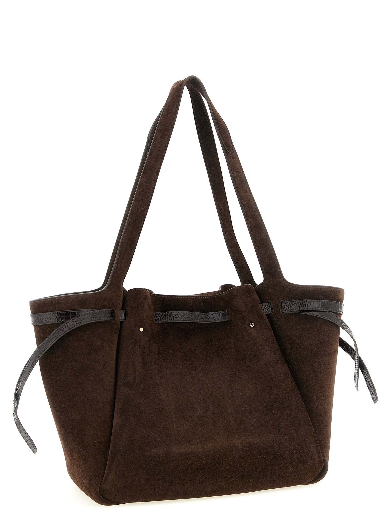Tory Burch Brown Bovine Leather Tote Bag