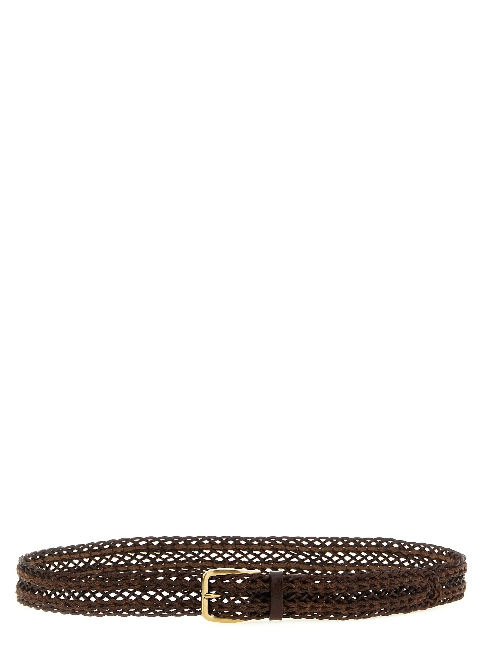 Brunello Cucinelli Brown Calfskin Belt
