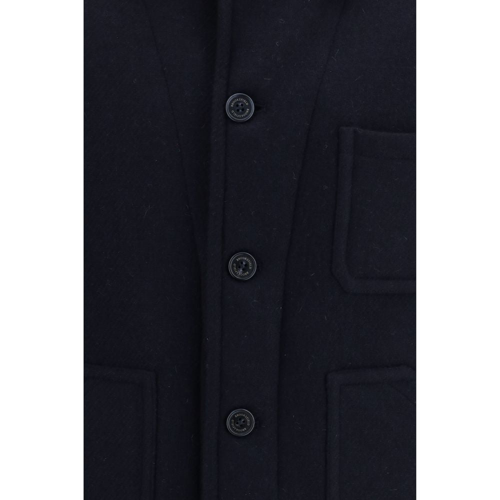 Brooksfield Blue Wool Oves Aries Jacket