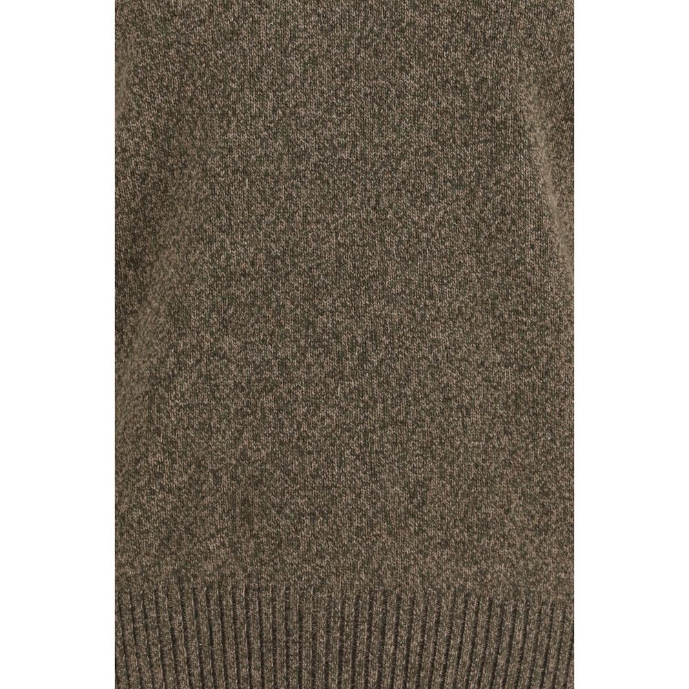 Brooksfield Brown Wool Oves Aries Sweatshirt