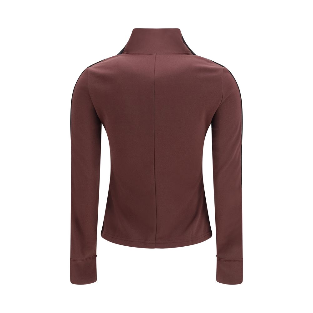 Courrèges Bordeaux Polyester Sweatshirt