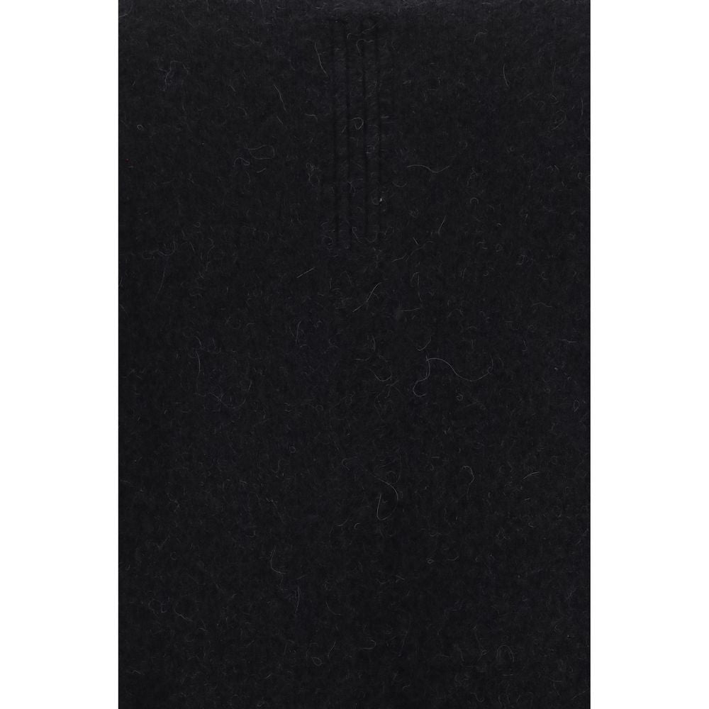 Rick Owens Black Alpaca Vicugna Pacos Sweatshirt