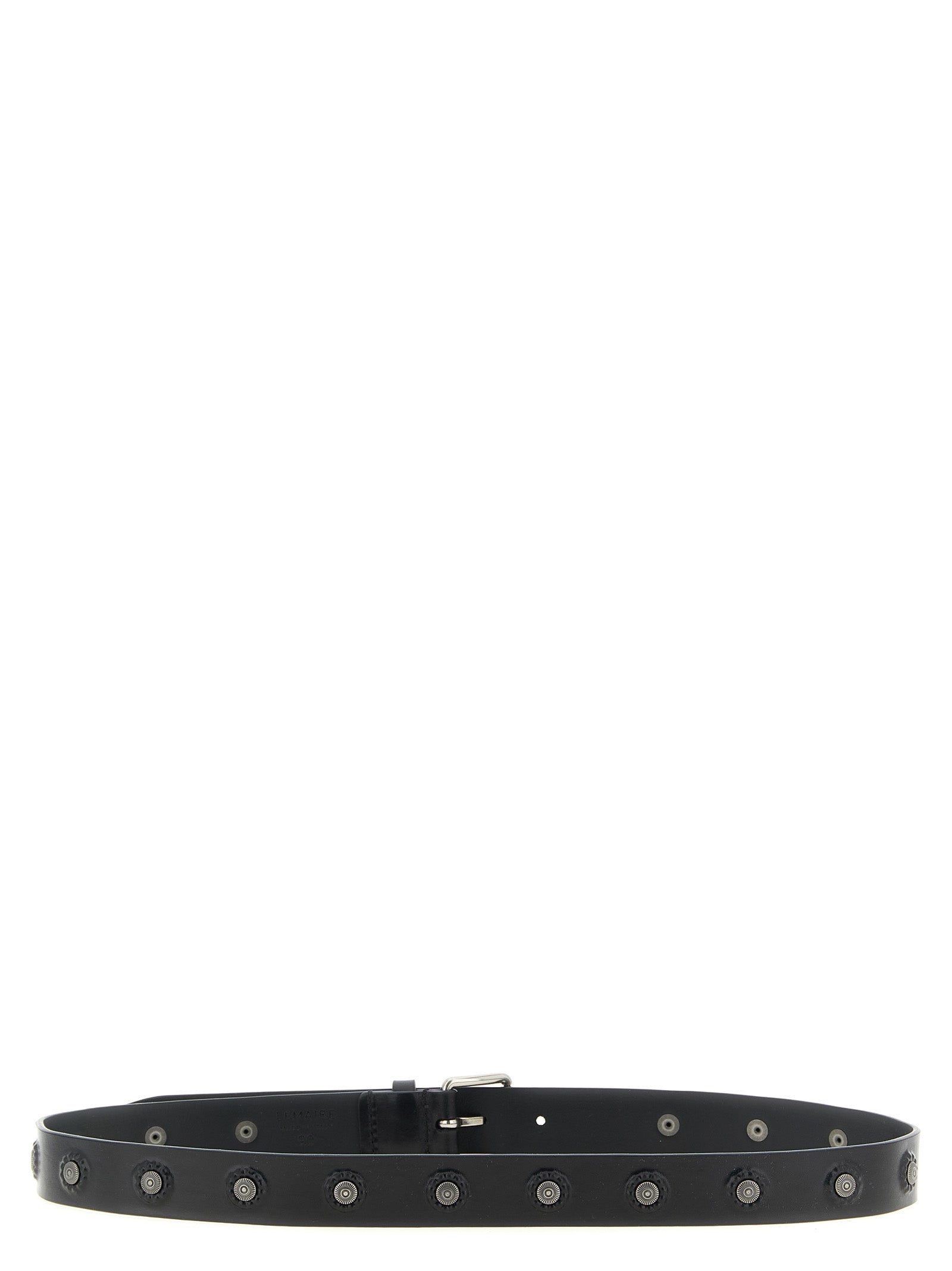 Lemaire Black Calfskin Regular Belt