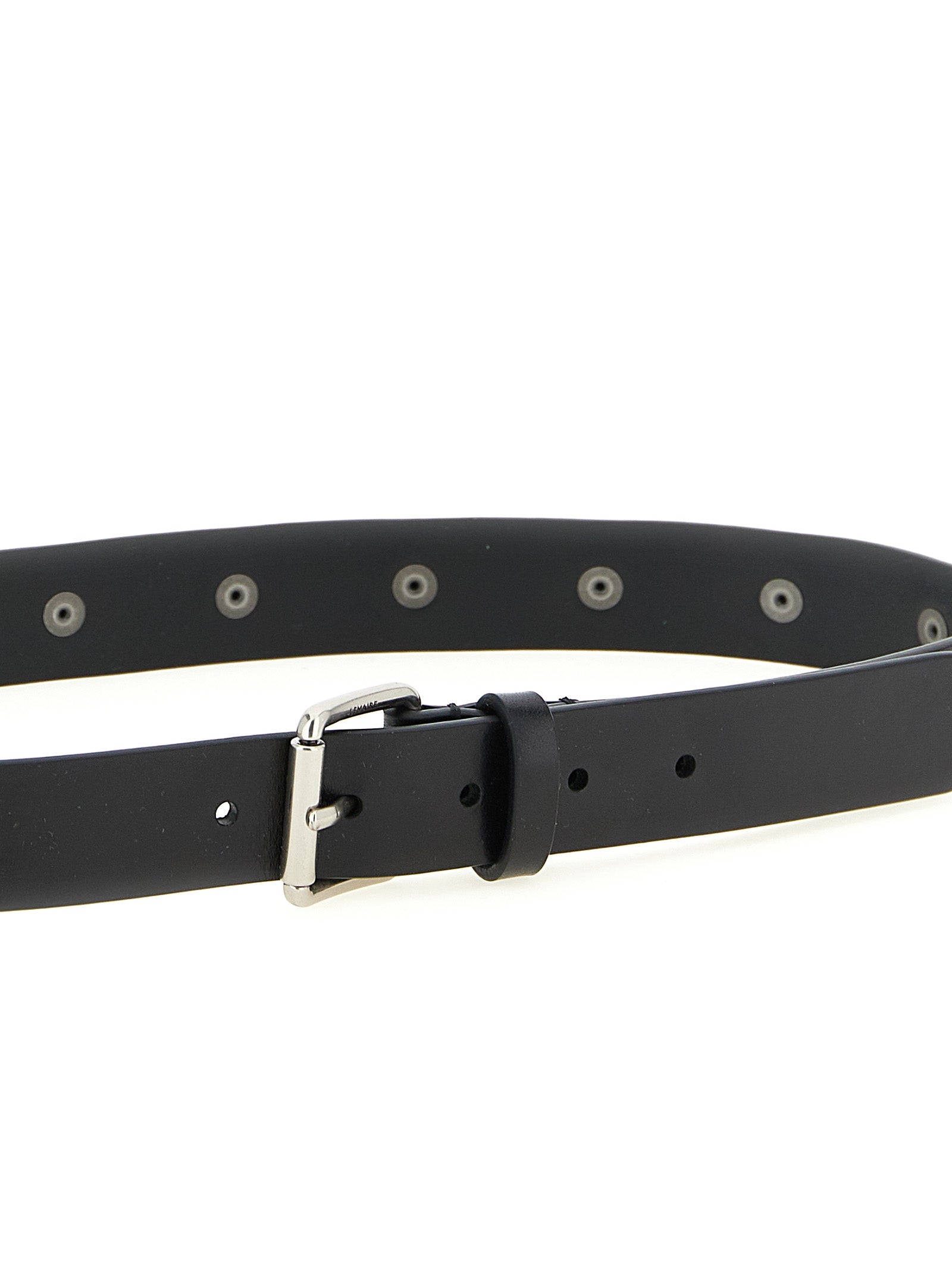 Lemaire Black Calfskin Regular Belt