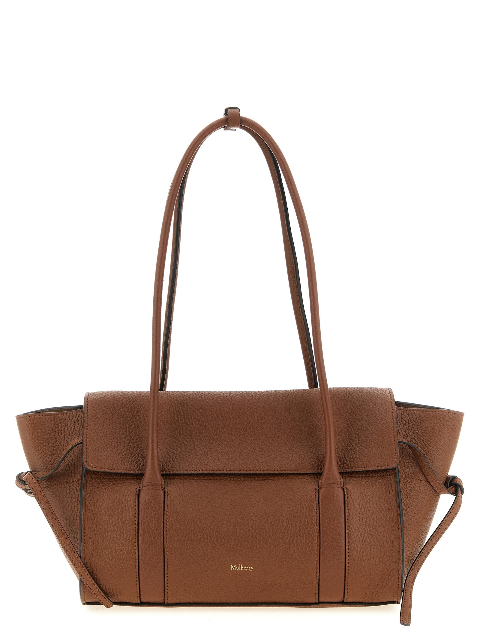 Mulberry Brown Calfskin Shoulder Bag