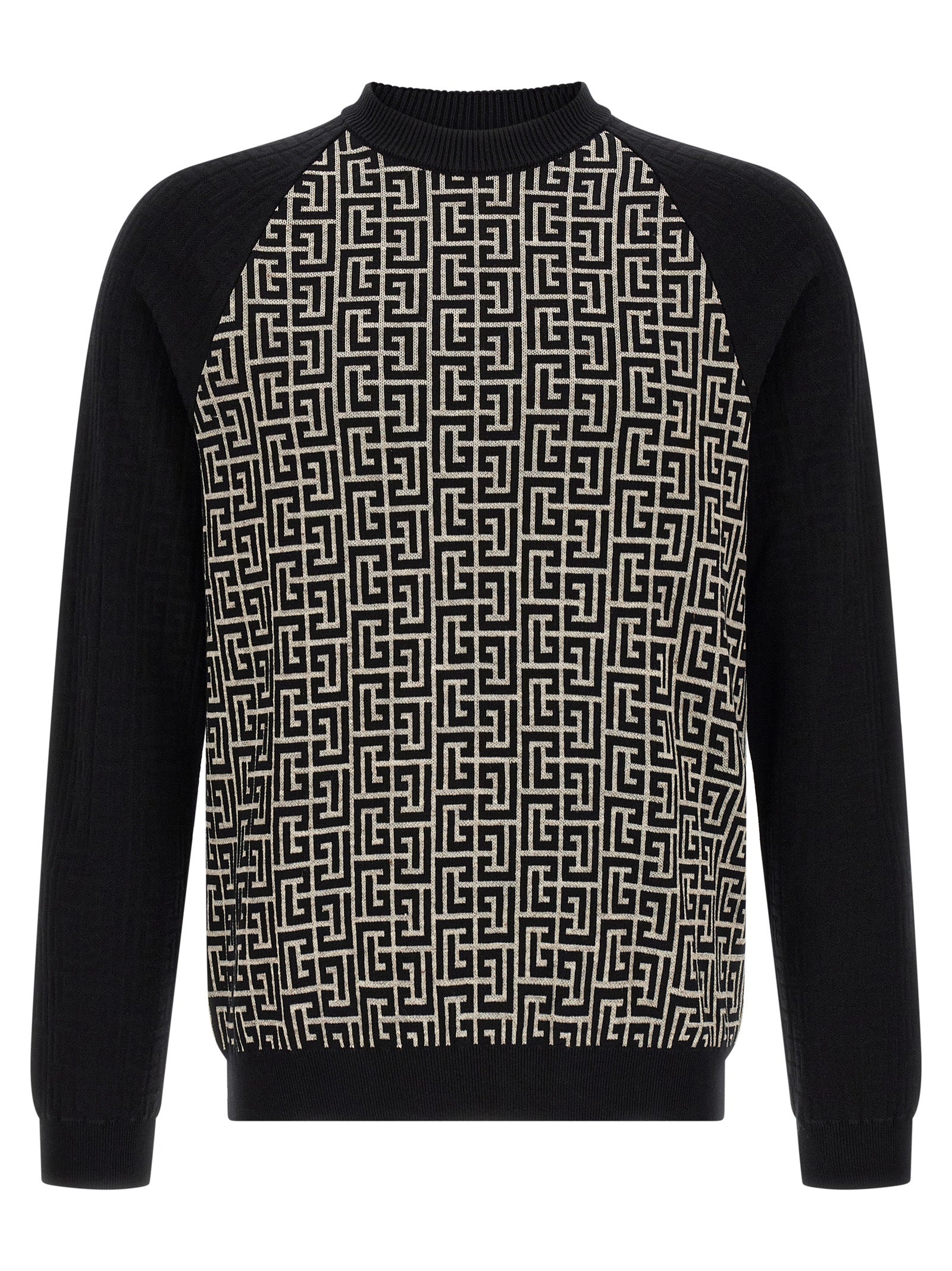 Balmain Bicolor Cotton Cardigan