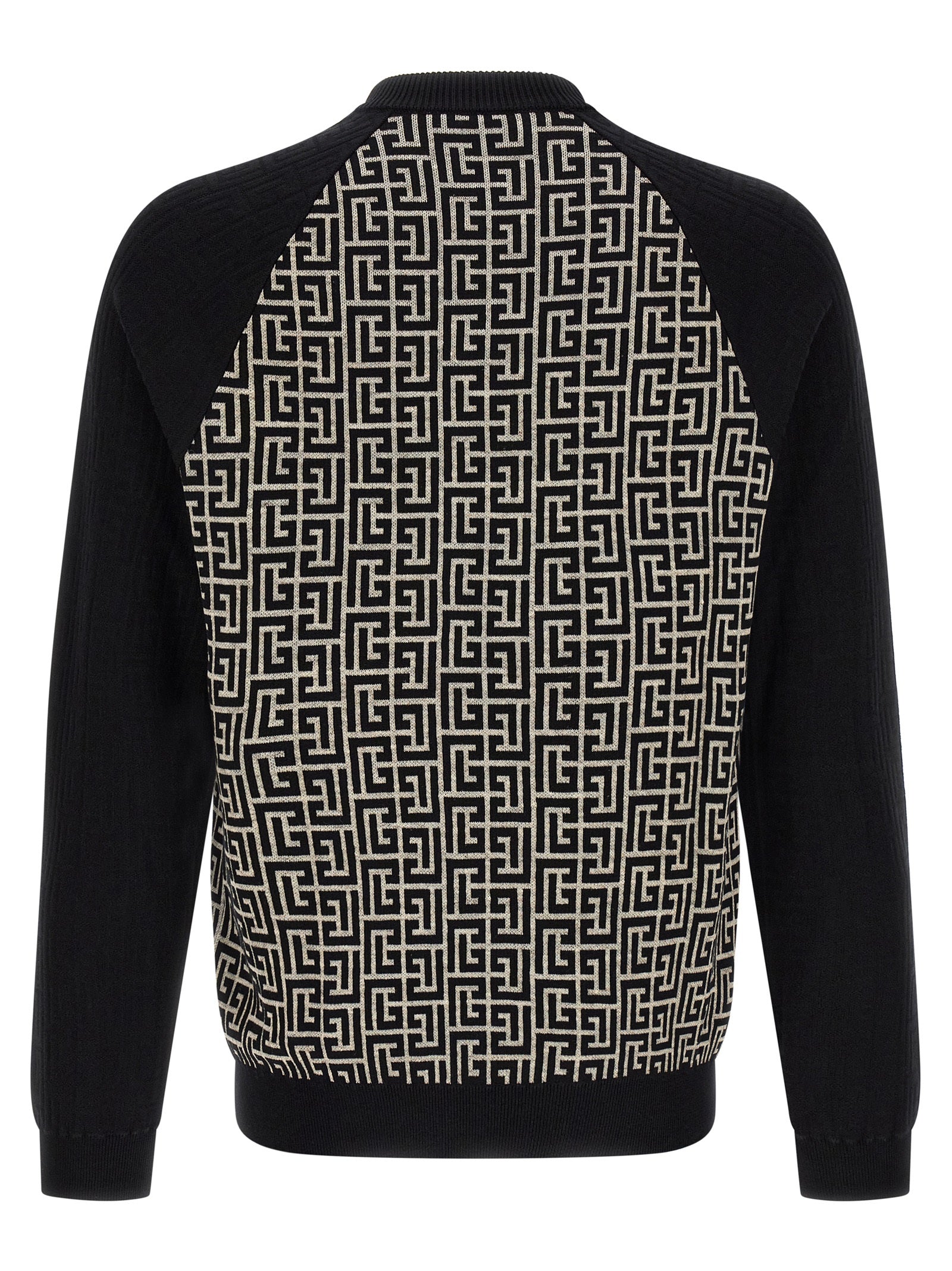 Balmain Bicolor Cotton Cardigan