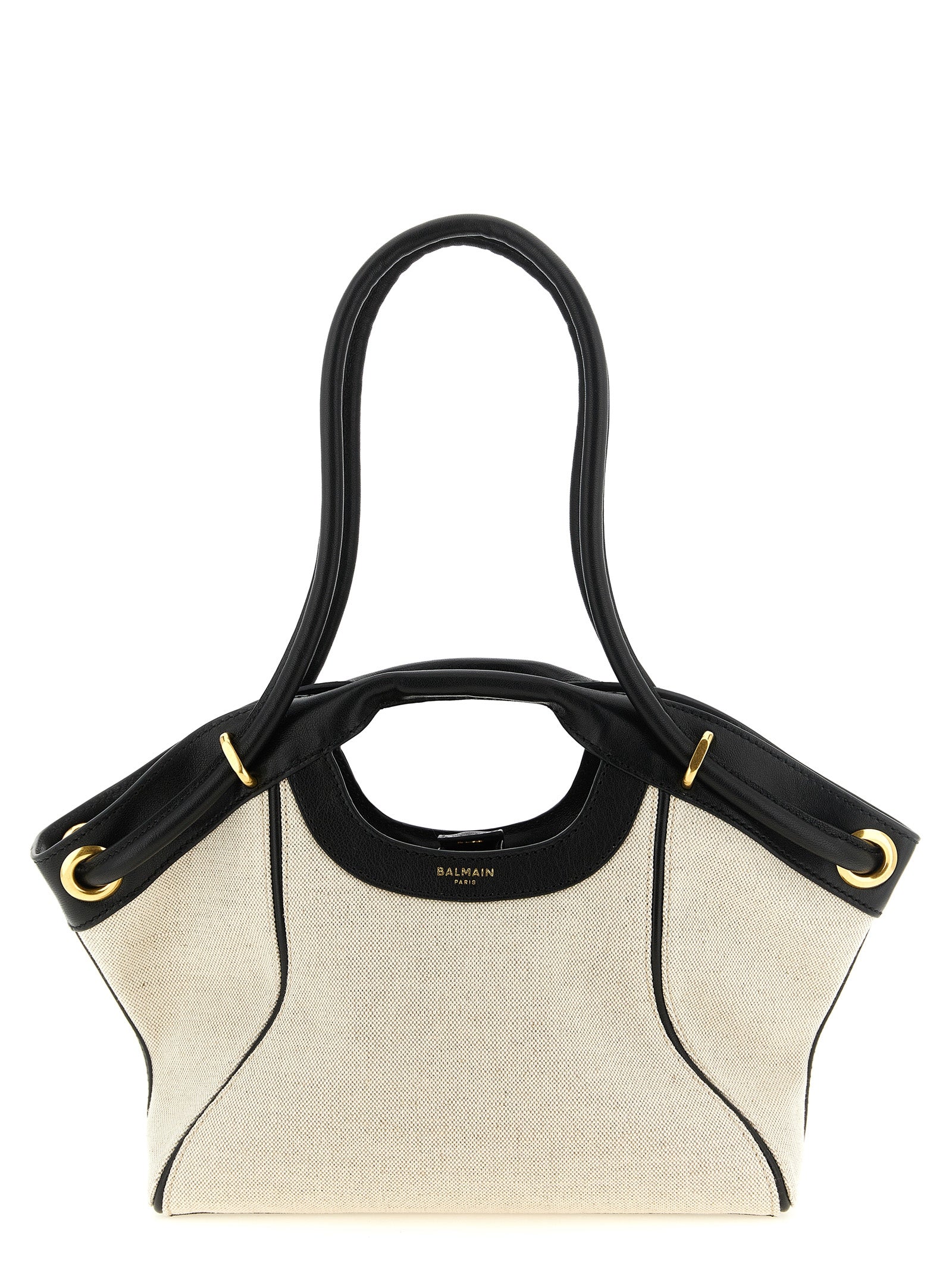 Balmain Bicolor Cotton Tote Bag
