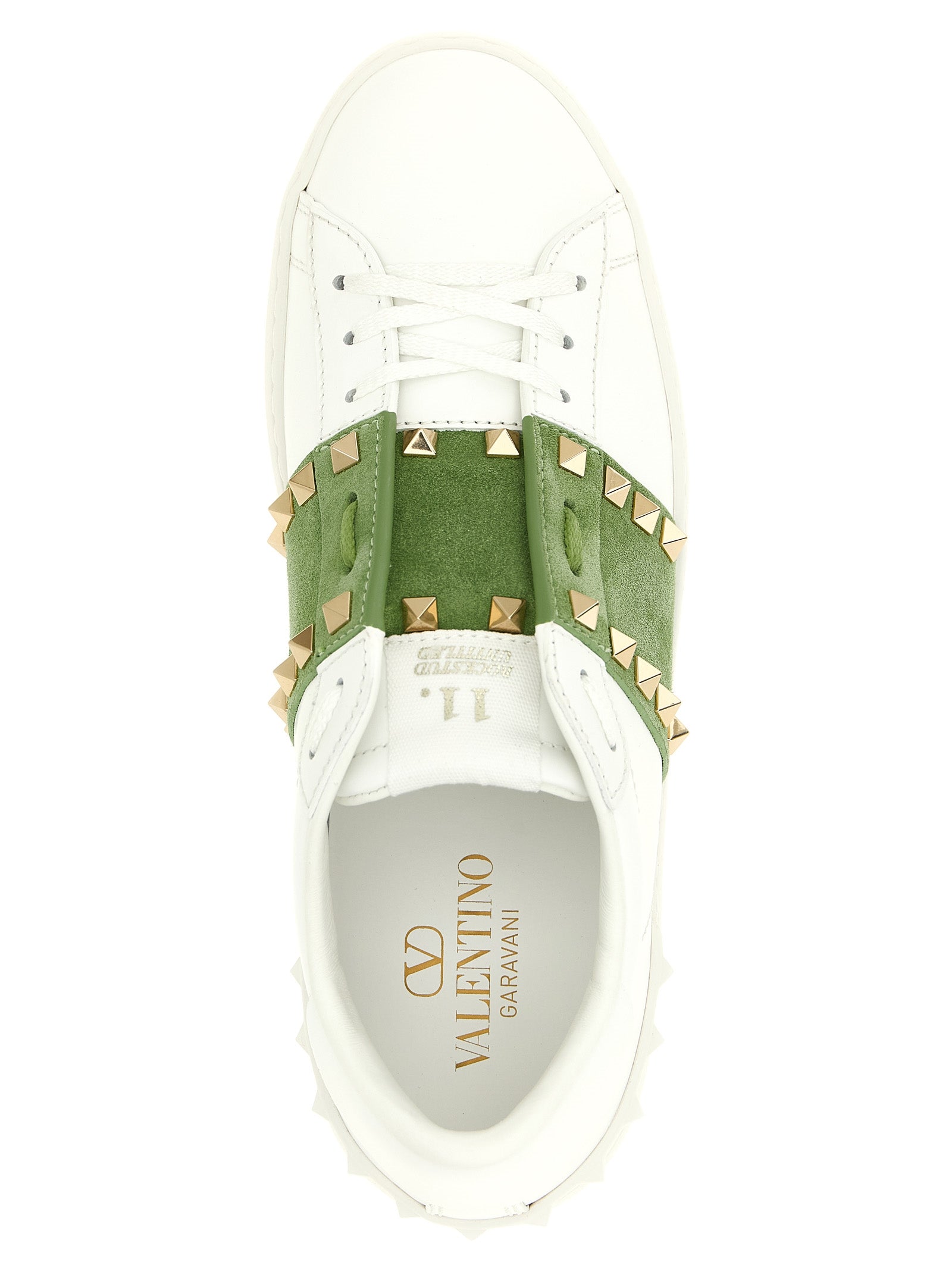 Valentino Garavani Bicolor Calfskin Low Top Sneakers