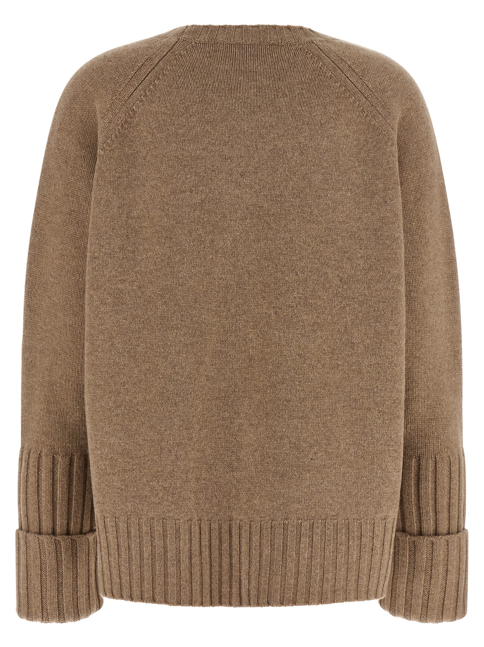 Tory Burch Beige Wool Cardigan