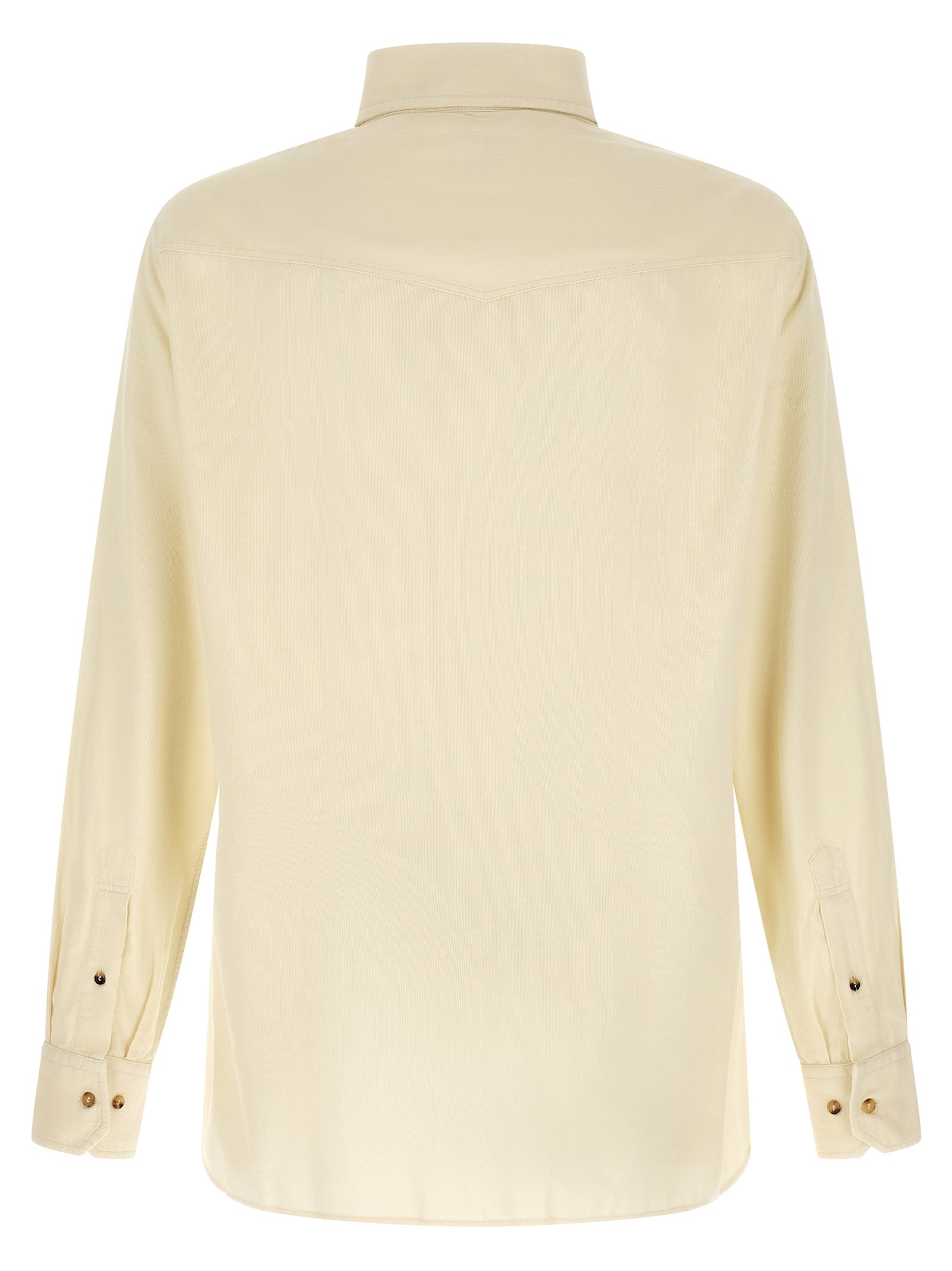 Brunello Cucinelli White Cotton Blouse