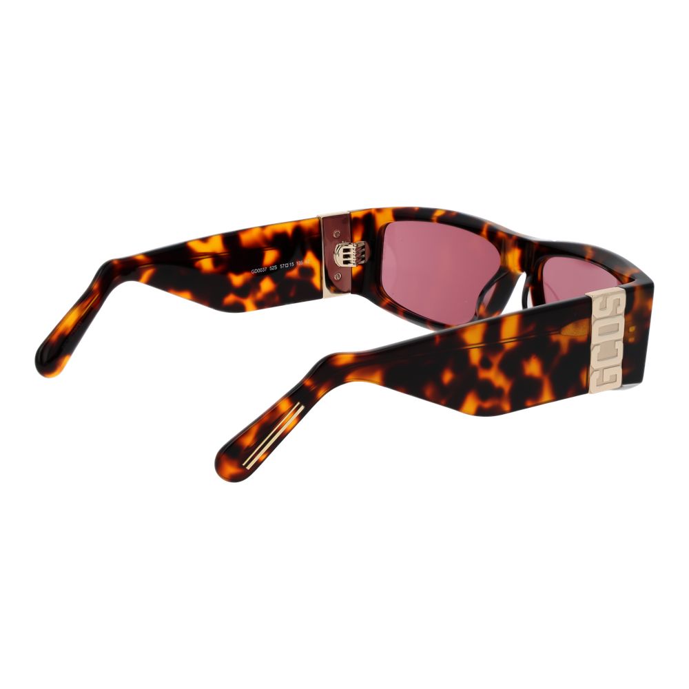 GCDS Brown Acetate Sunglasses