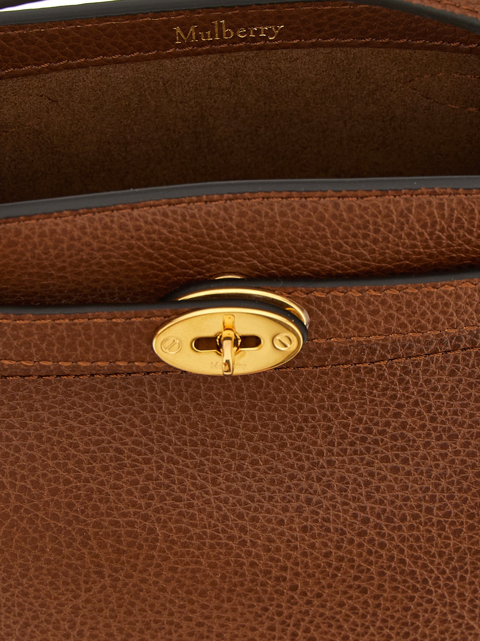Mulberry Brown Calfskin Crossbody Bag