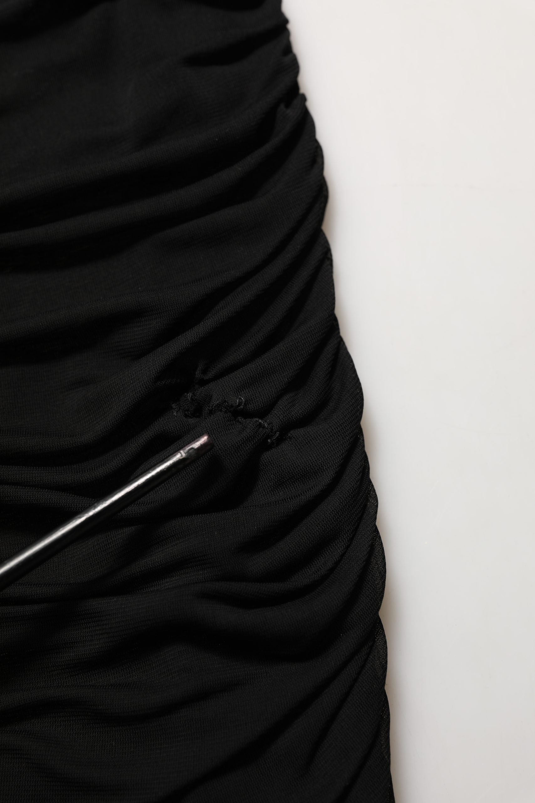 Dolce & Gabbana Black Viscose Mid Waist A-line Mini Skirt