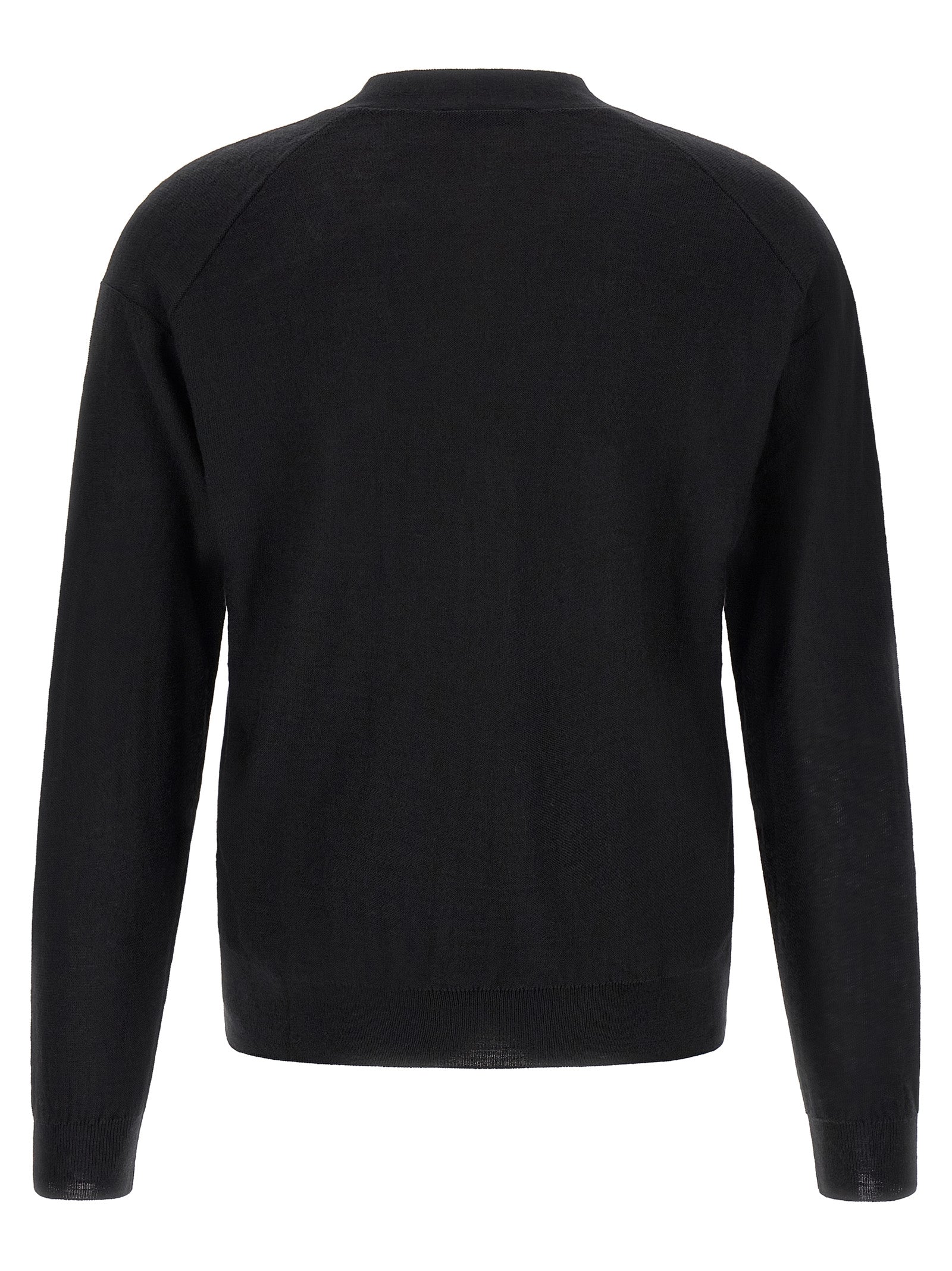 Lemaire Black Wool Cardigan