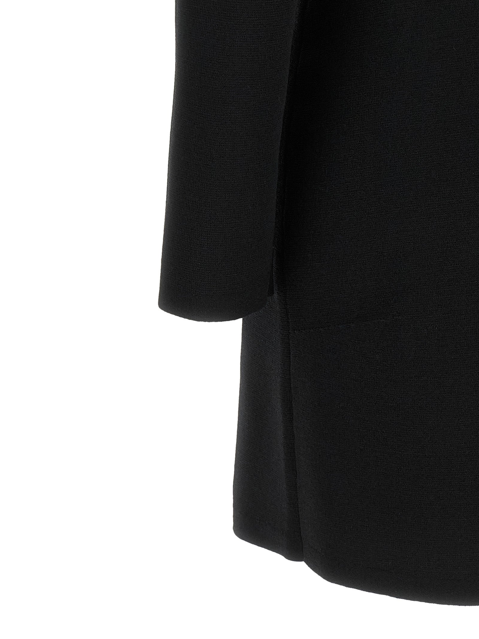 Elisabetta Franchi Black Viscose Short Dress