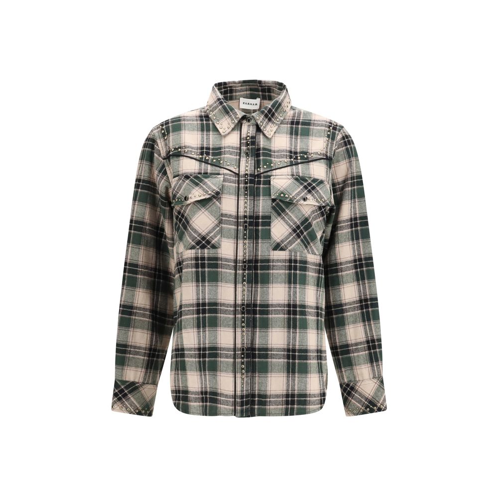 P.A.R.O.S.H. Bicolor Cotton Pattern Shirt