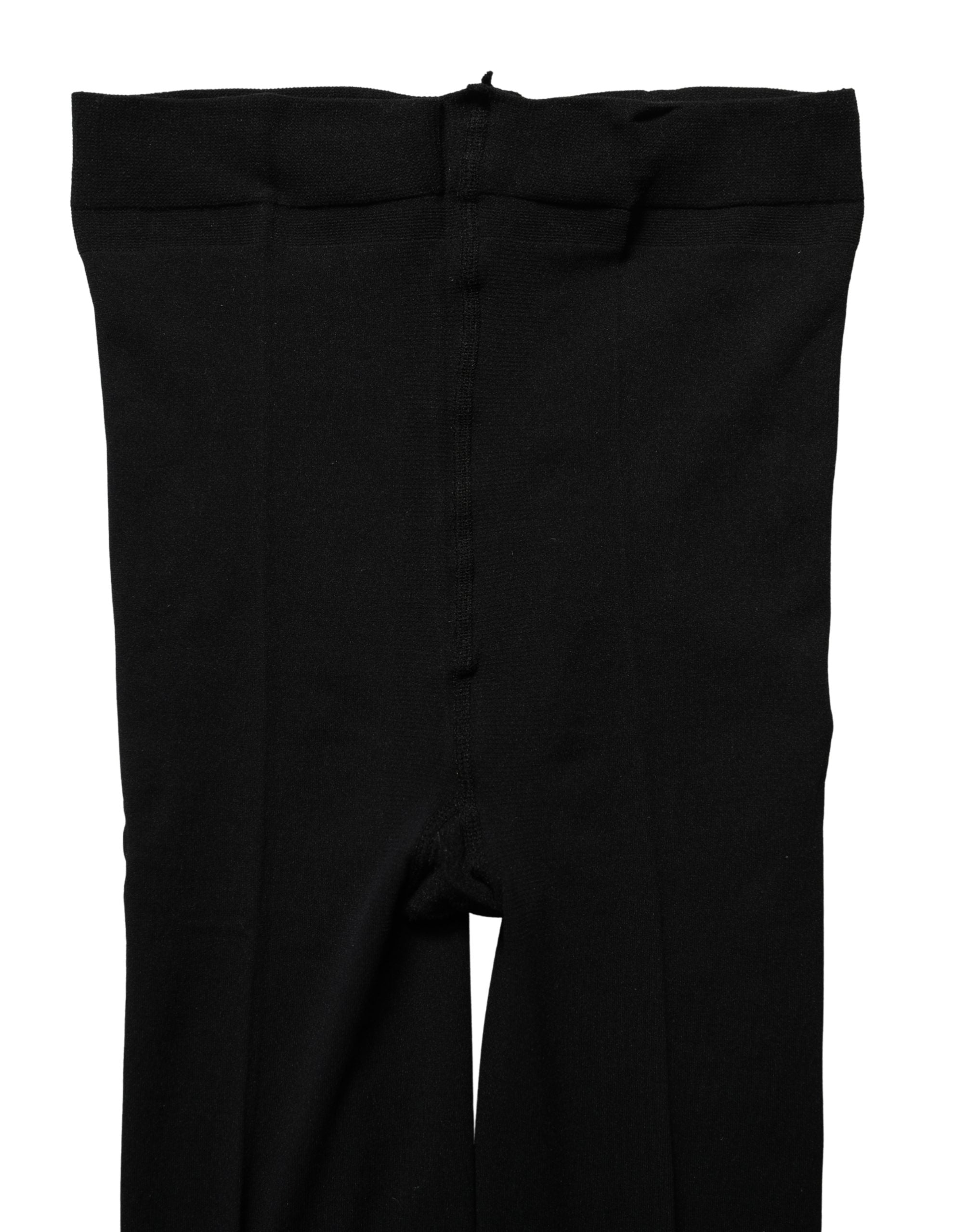 Dolce & Gabbana Black Nylon Sheer Tights Stockings Pantyhose Socks