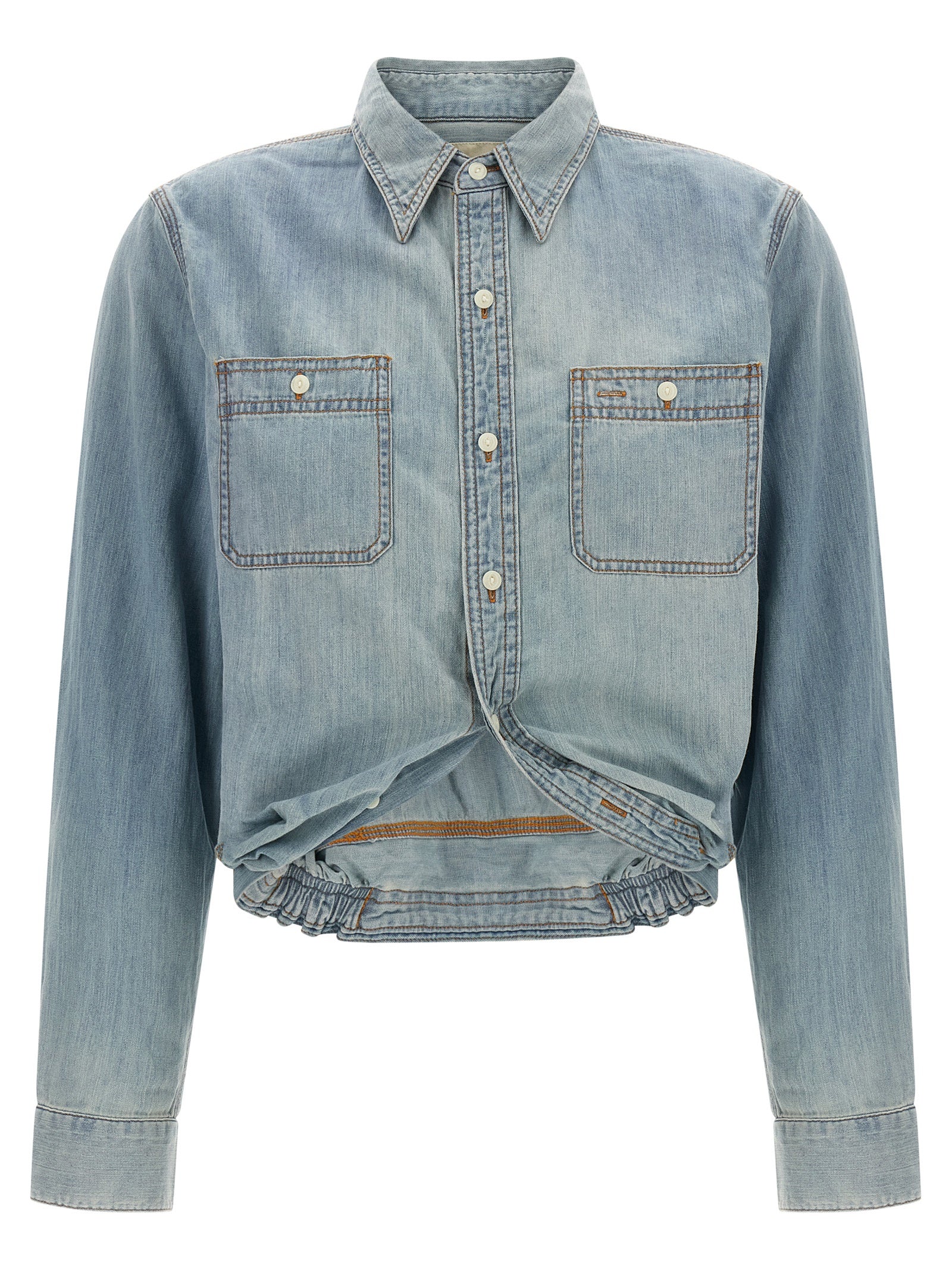 R13 Blue Cotton Blouse