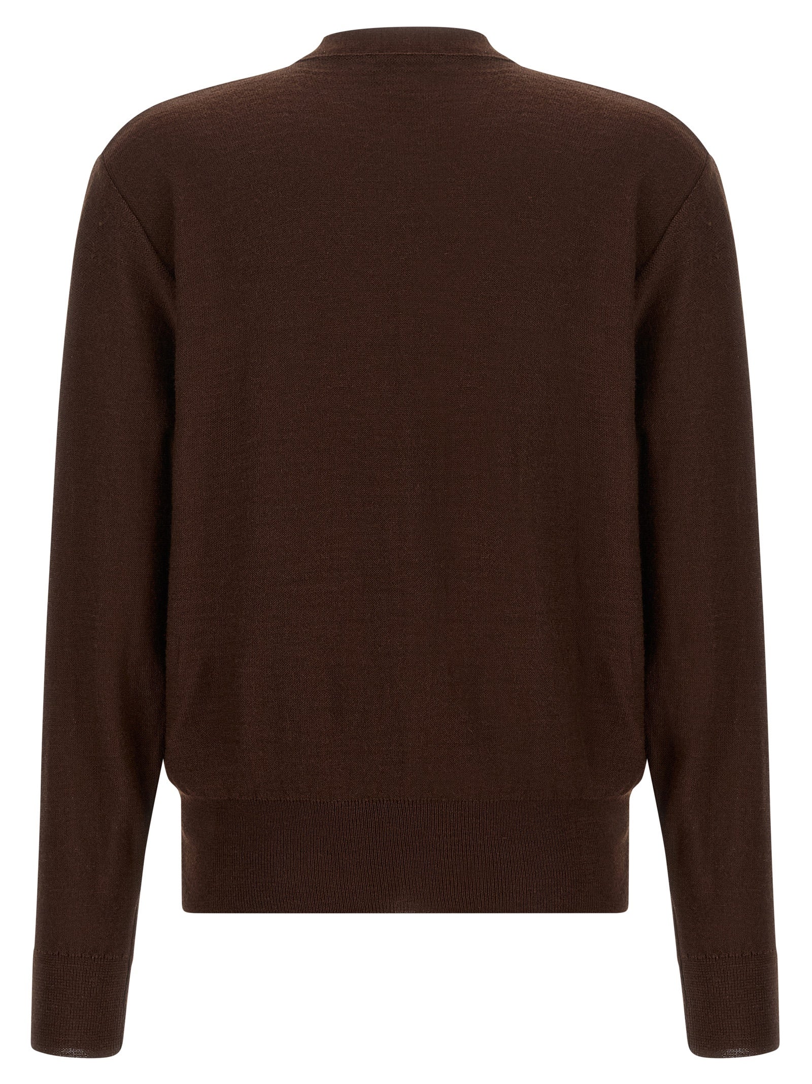 Lemaire Bordeaux Wool Cardigan