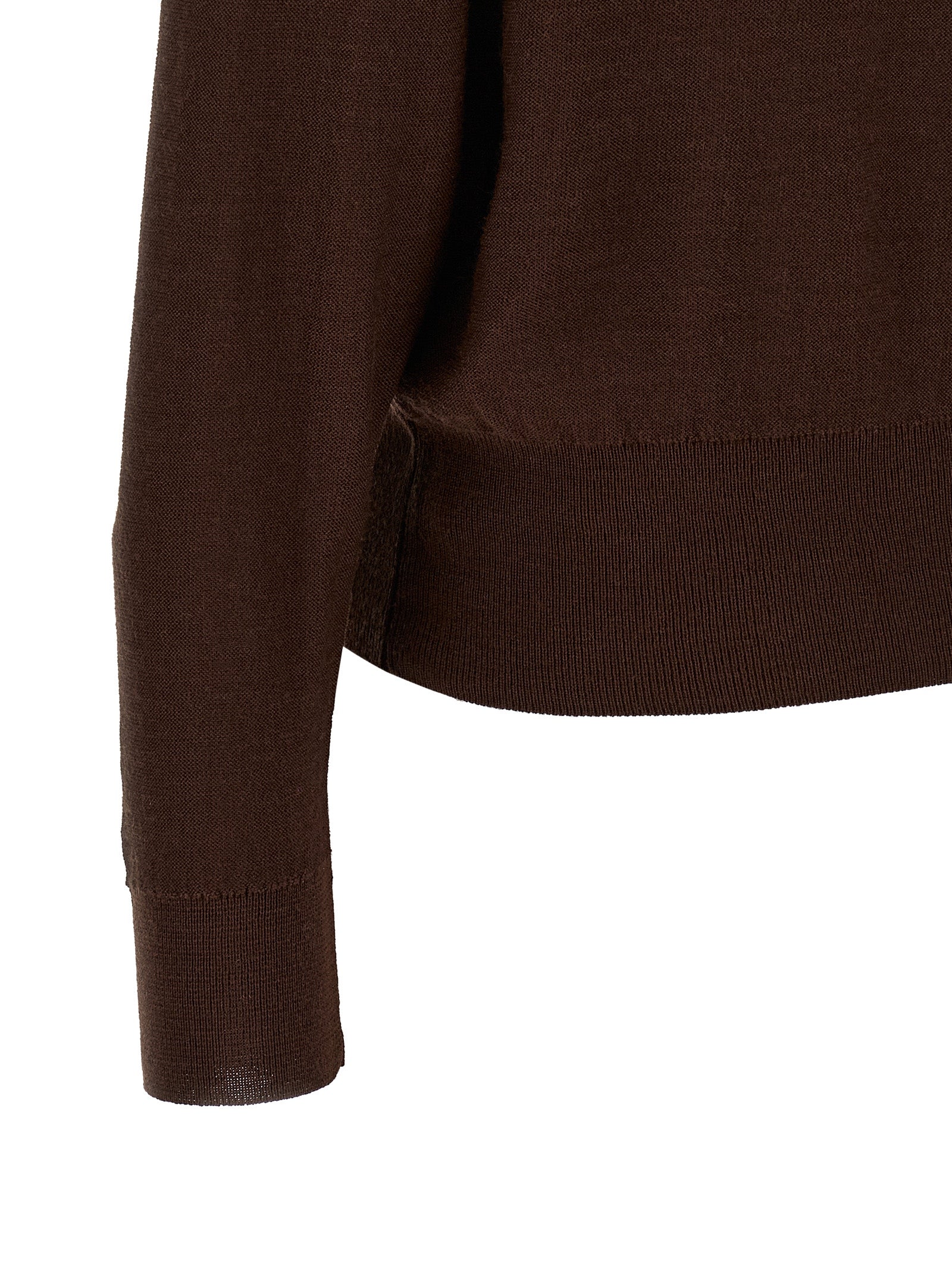 Lemaire Bordeaux Wool Cardigan