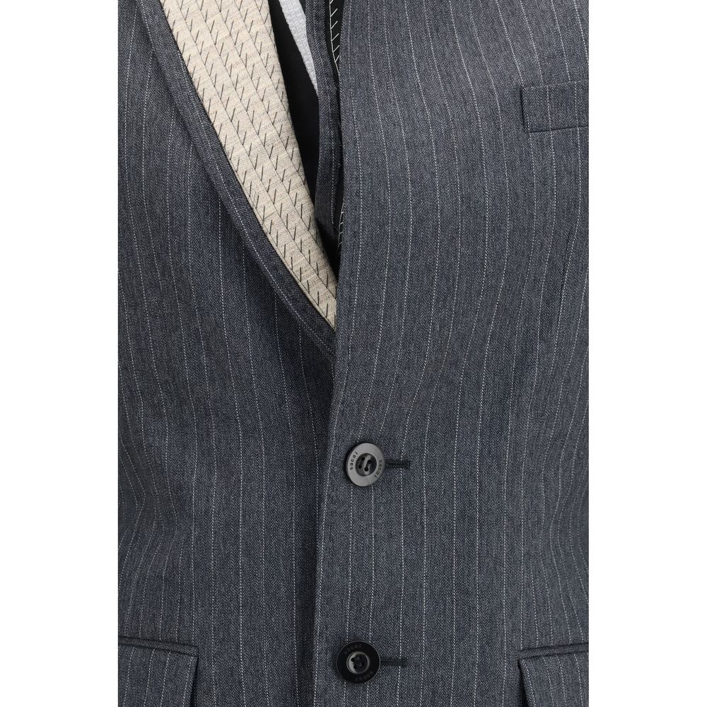 Sacai Gray Wool Oves Aries Jacket